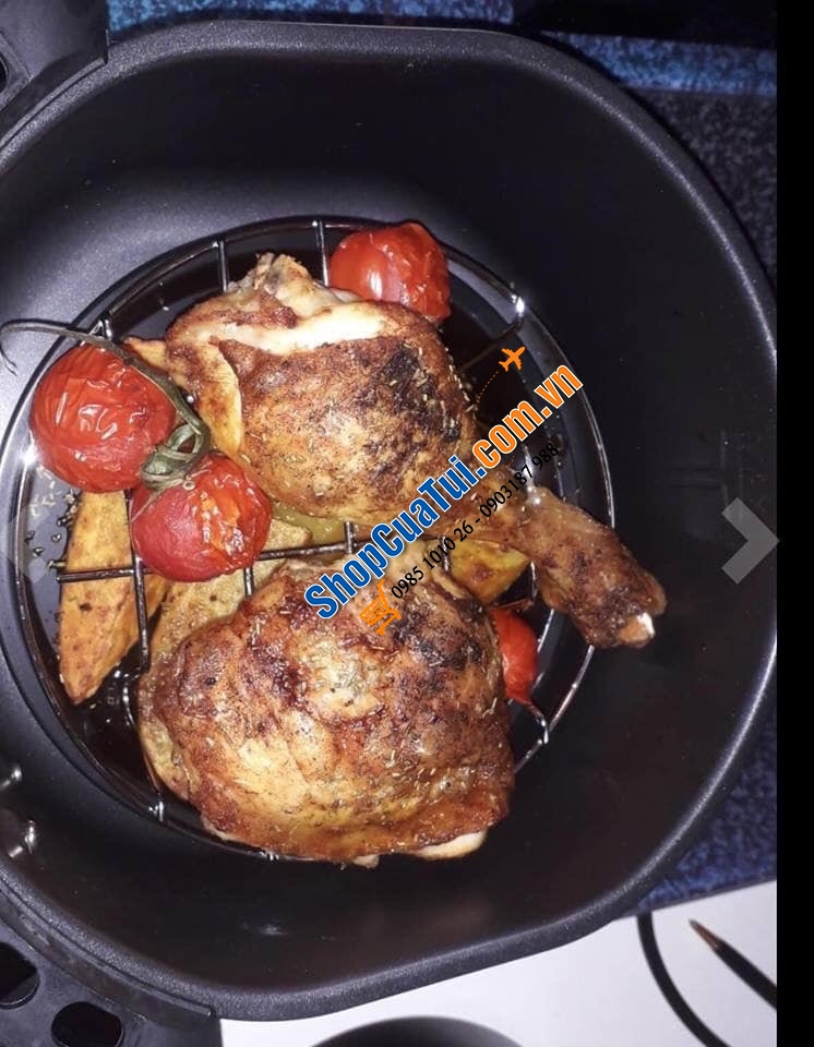 EMERIO-  SMART FRYER - NỒI CHIÊN không dầu NỘI ĐỊA ĐỨC ĐƯỢC ĐÁNH GIÁ “ Very Good “ 4,5/5