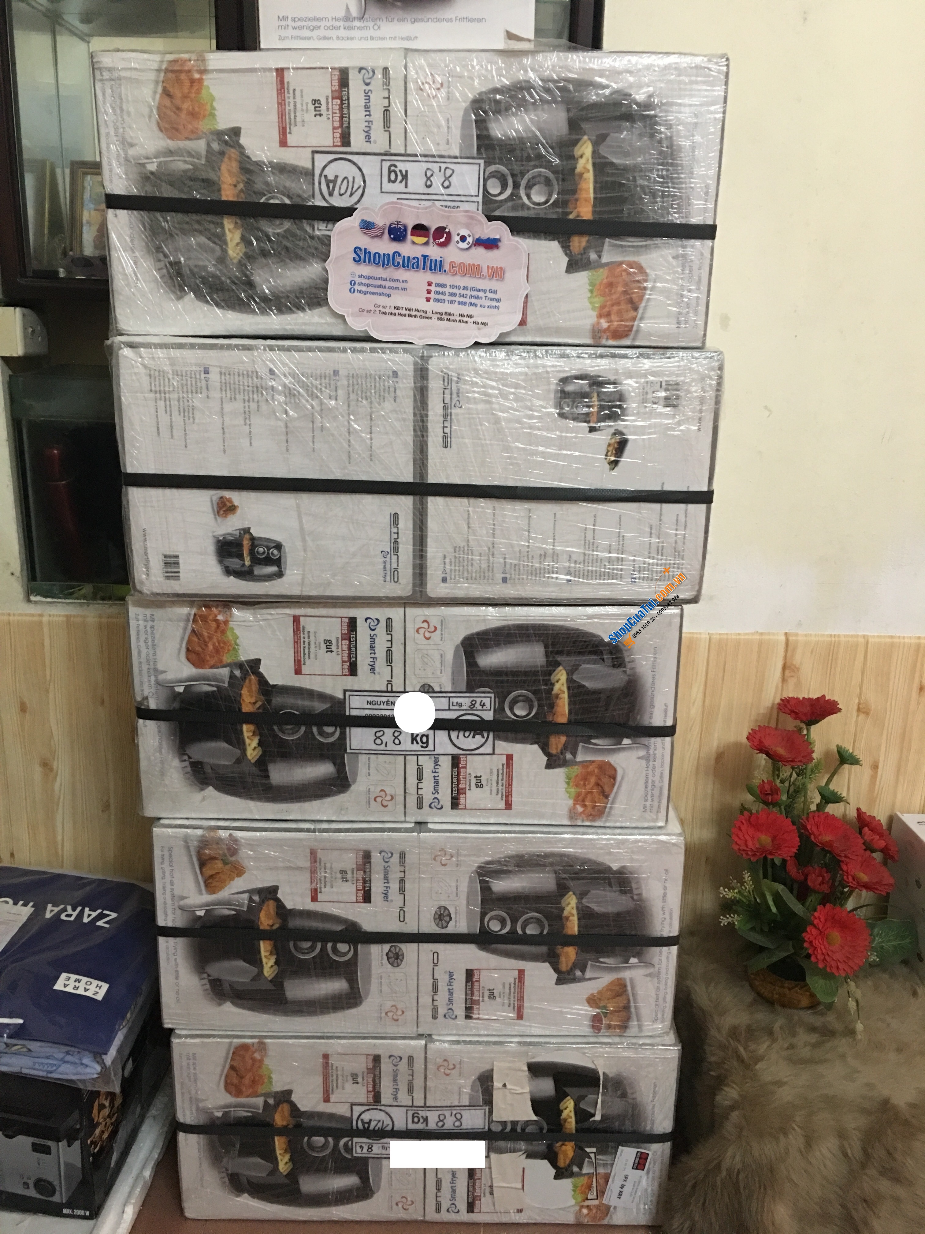 EMERIO-  SMART FRYER - NỒI CHIÊN không dầu NỘI ĐỊA ĐỨC ĐƯỢC ĐÁNH GIÁ “ Very Good “ 4,5/5