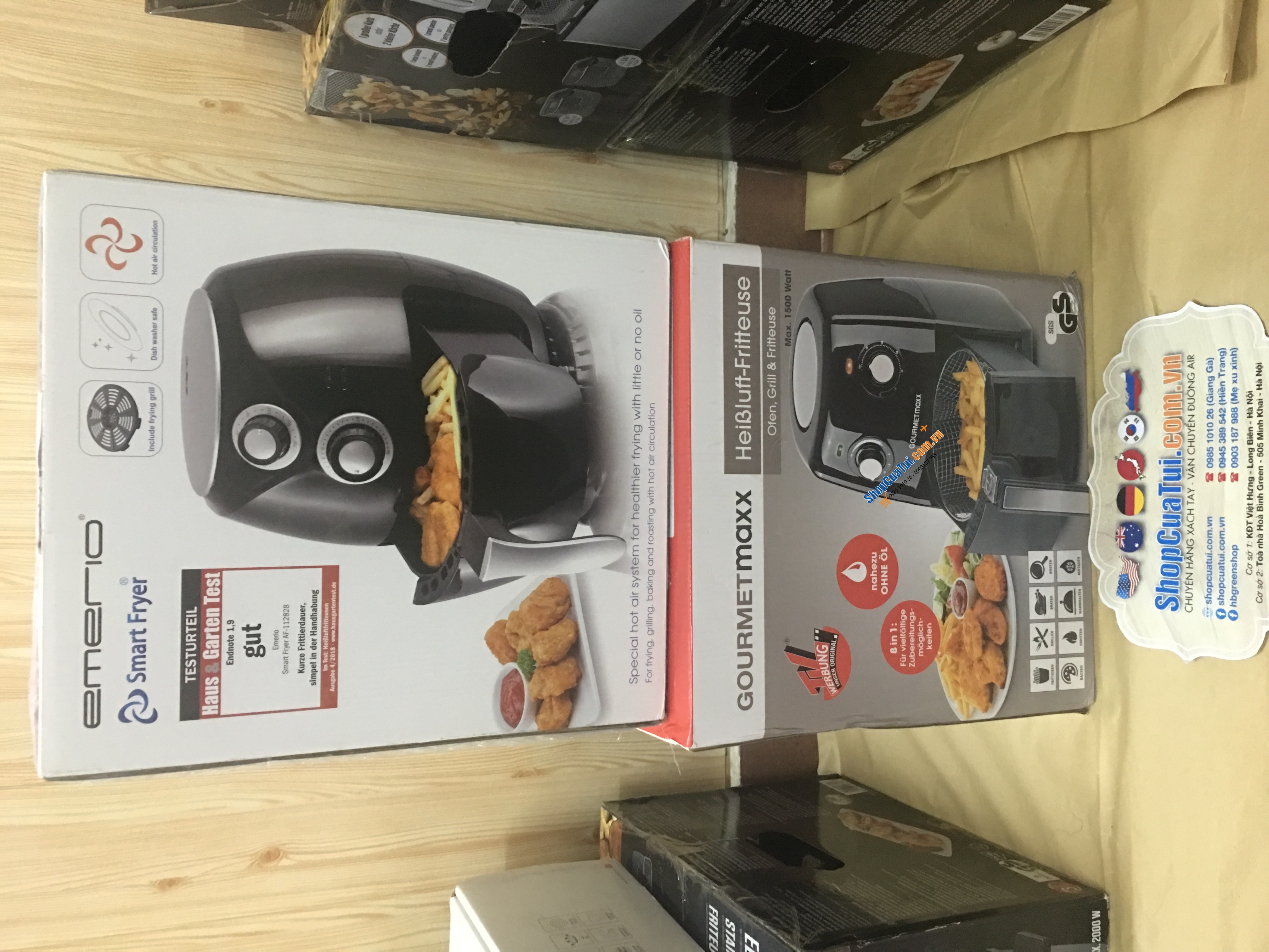 EMERIO-  SMART FRYER - NỒI CHIÊN không dầu NỘI ĐỊA ĐỨC ĐƯỢC ĐÁNH GIÁ “ Very Good “ 4,5/5