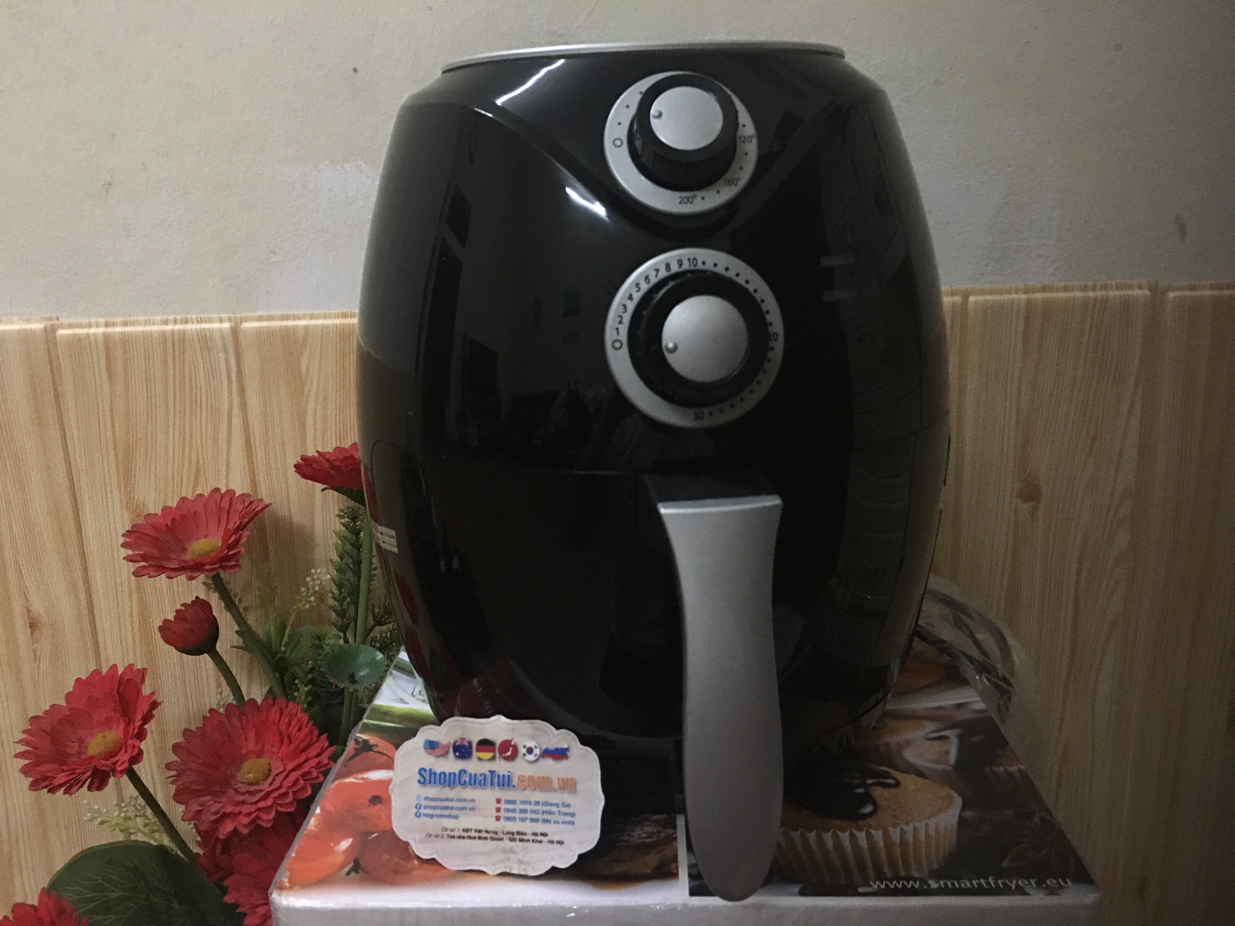 EMERIO-  SMART FRYER - NỒI CHIÊN không dầu NỘI ĐỊA ĐỨC ĐƯỢC ĐÁNH GIÁ “ Very Good “ 4,5/5