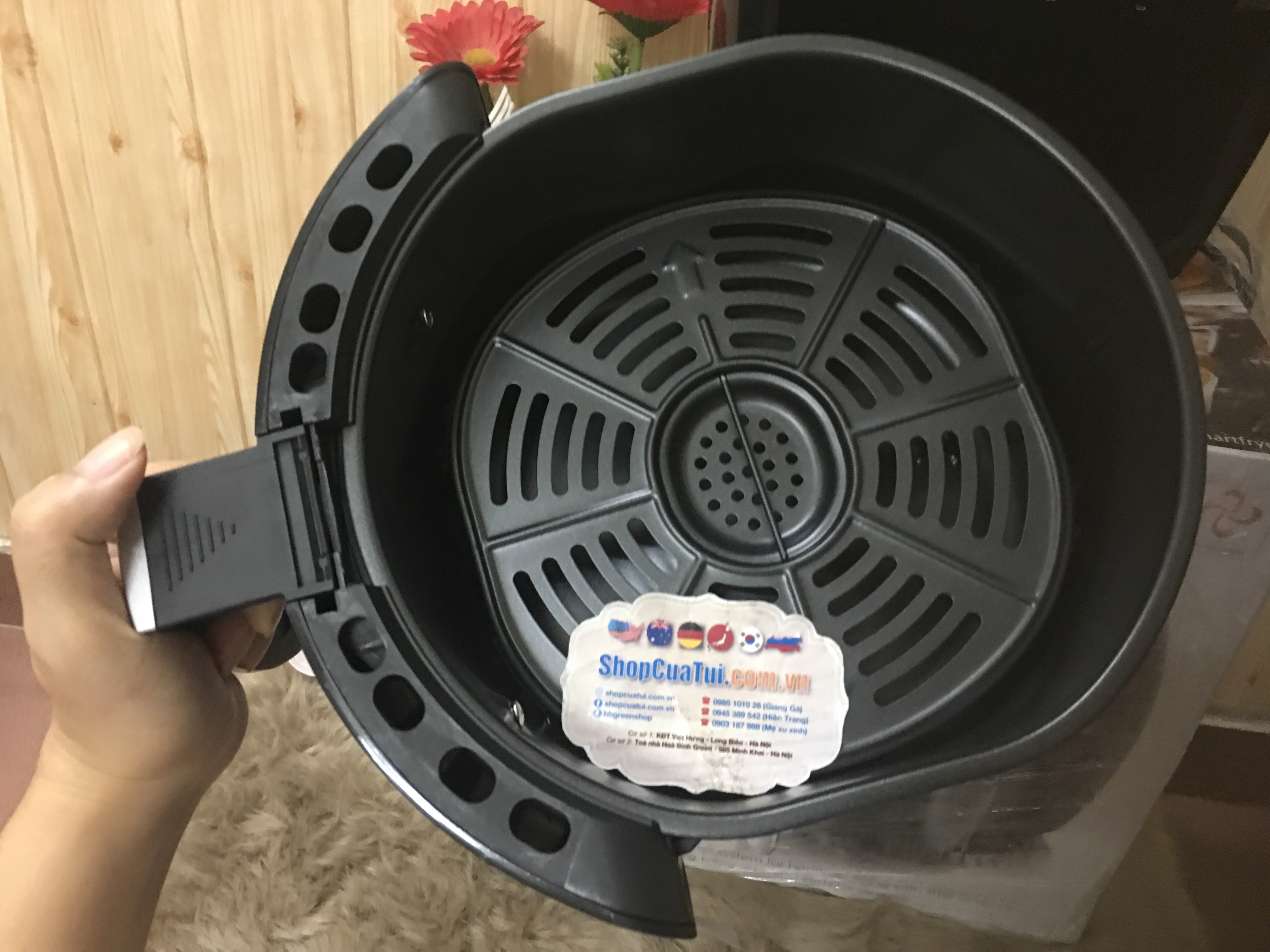 EMERIO-  SMART FRYER - NỒI CHIÊN không dầu NỘI ĐỊA ĐỨC ĐƯỢC ĐÁNH GIÁ “ Very Good “ 4,5/5