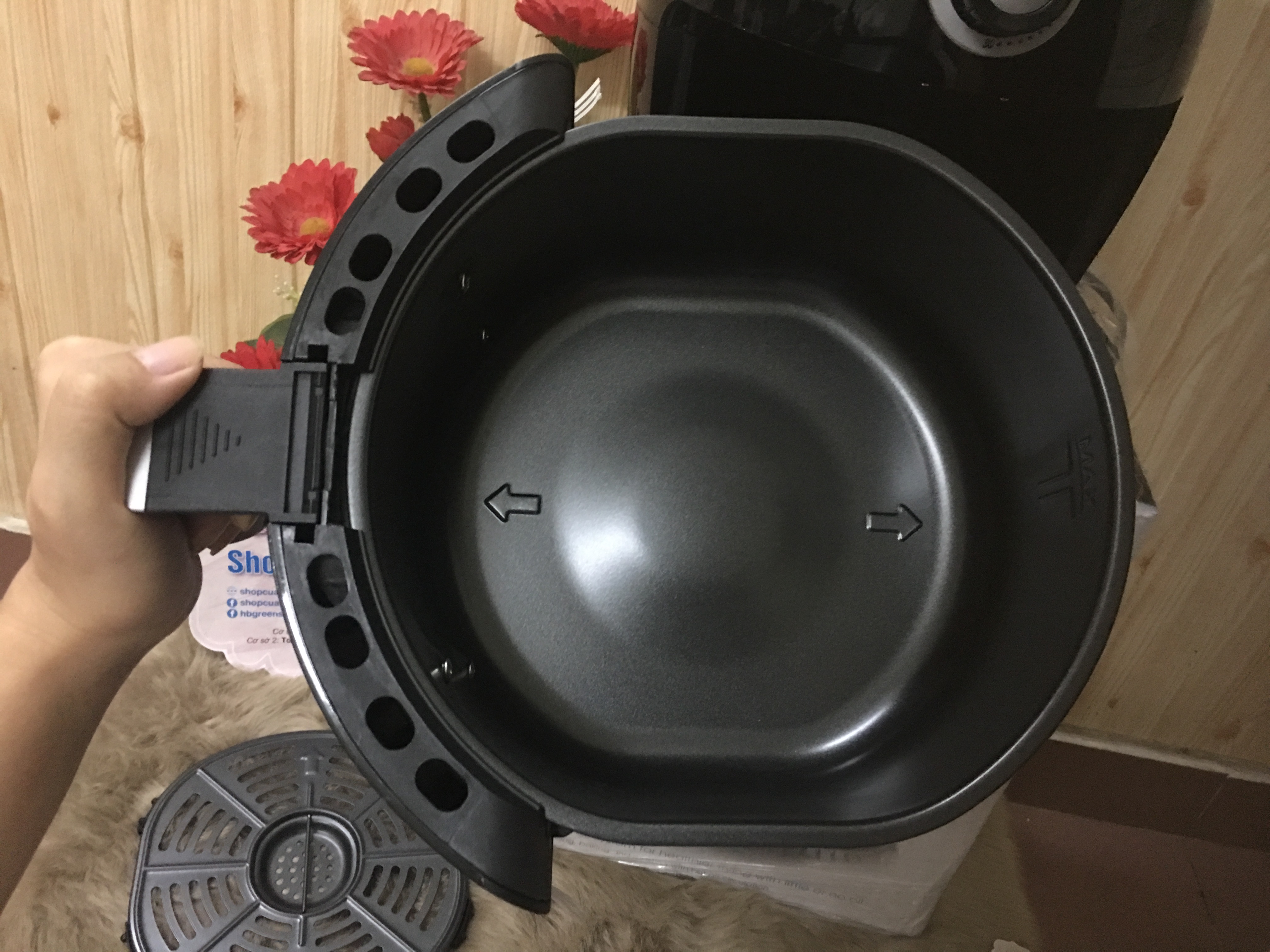 EMERIO-  SMART FRYER - NỒI CHIÊN không dầu NỘI ĐỊA ĐỨC ĐƯỢC ĐÁNH GIÁ “ Very Good “ 4,5/5