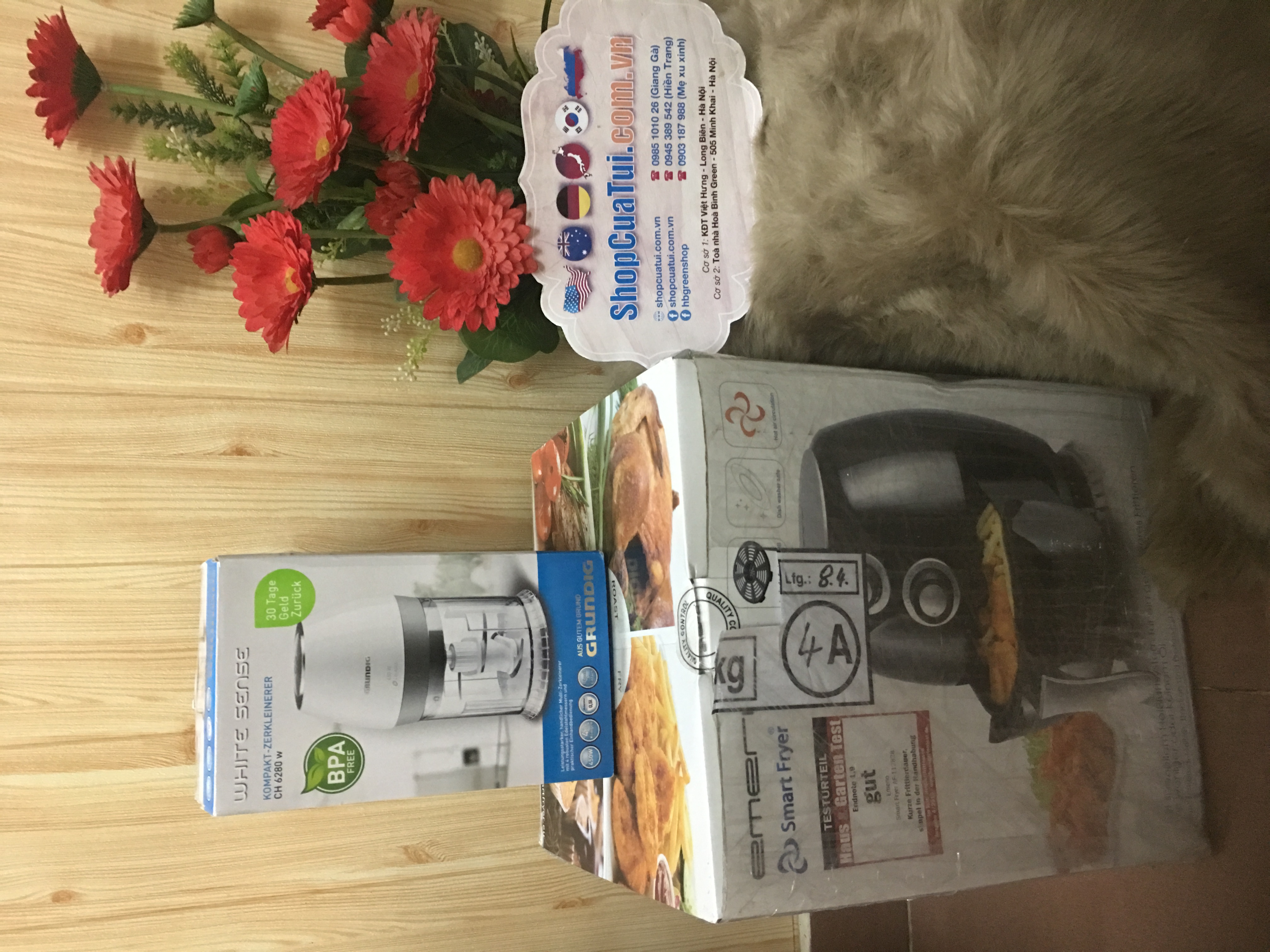 EMERIO-  SMART FRYER - NỒI CHIÊN không dầu NỘI ĐỊA ĐỨC ĐƯỢC ĐÁNH GIÁ “ Very Good “ 4,5/5