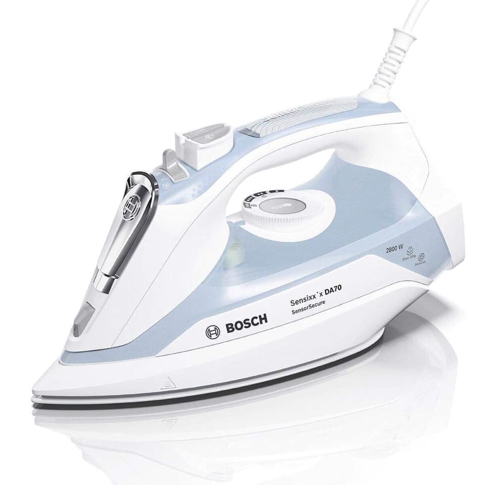 Bàn là Bosch DA07 với tay cầm cảm ứng SensorSecure cải tiến và tăng cường sự an toàn khi sử dụng