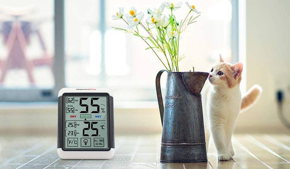Máy đo nhiệt độ và độ ẩm không khí trong nhà ThermoPro - Hàng Anh xuất Đức 