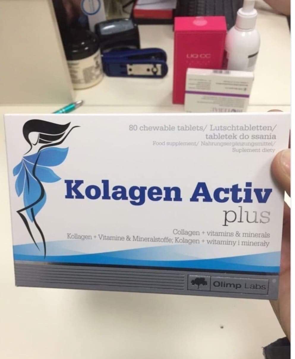 KOLAGEN ACTIV PLUS - Giúp da đàn hồi, căng mịn, trẻ hóa da hộp 80 viên