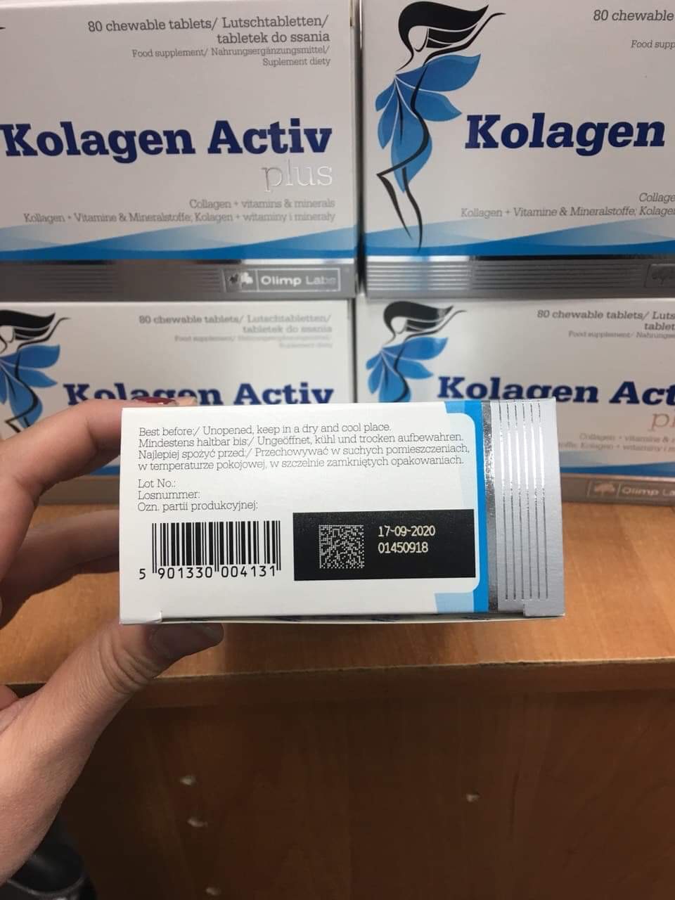 KOLAGEN ACTIV PLUS - Giúp da đàn hồi, căng mịn, trẻ hóa da hộp 80 viên