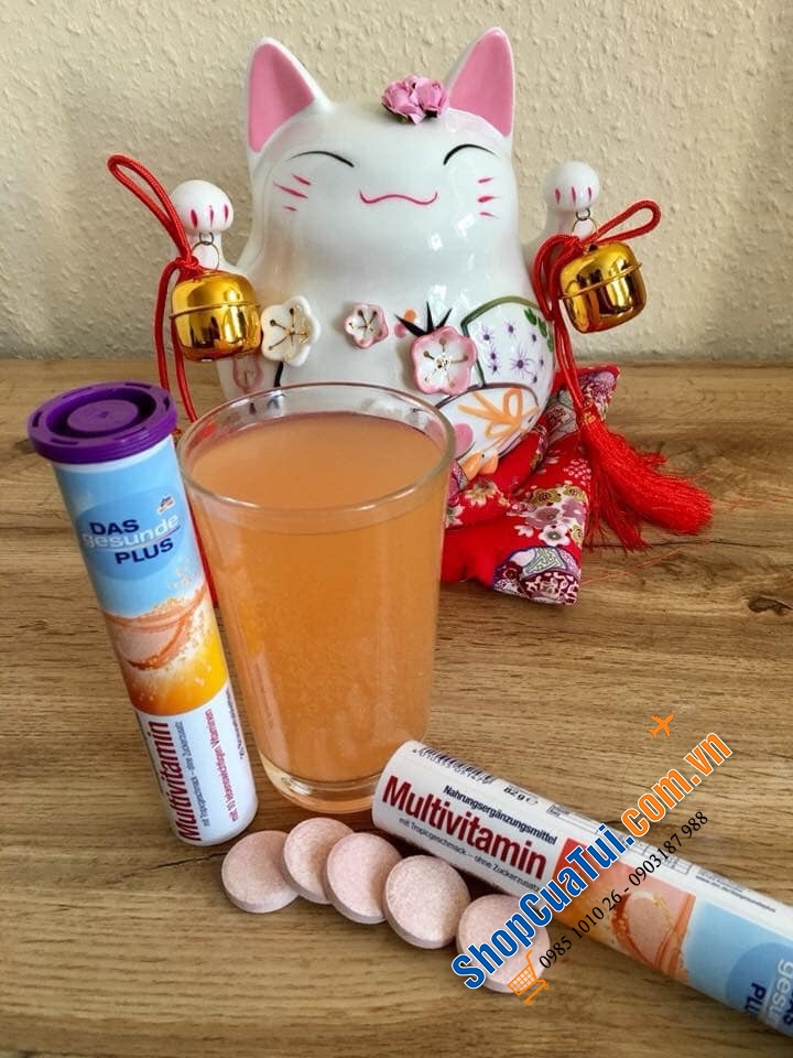 Multivitamin - Vitamin tổng hợp - Viên Sủi C Das Gesunde Plus - Đức