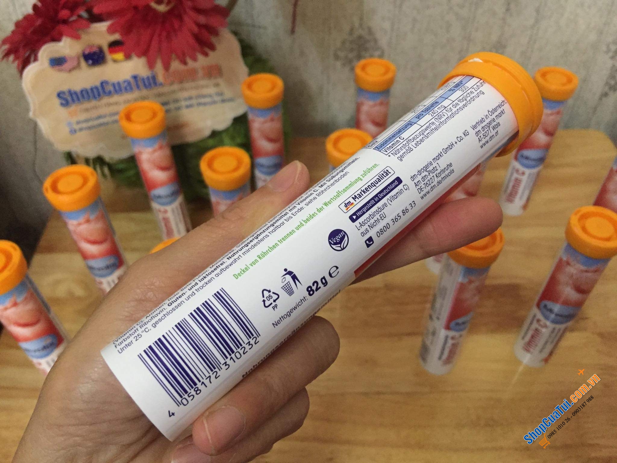 Multivitamin - Vitamin tổng hợp - Viên Sủi C Das Gesunde Plus - Đức