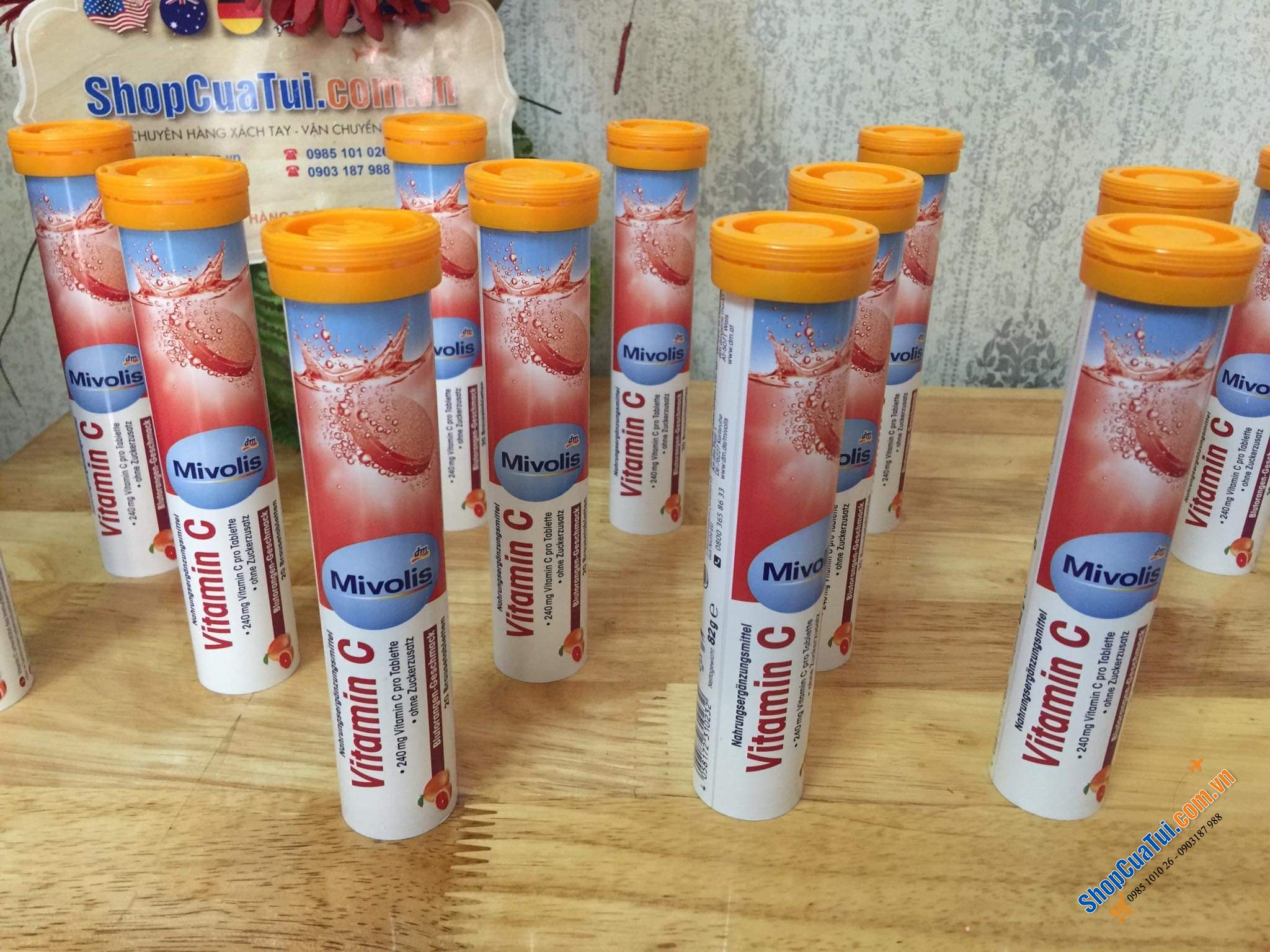 Multivitamin - Vitamin tổng hợp - Viên Sủi C Das Gesunde Plus - Đức