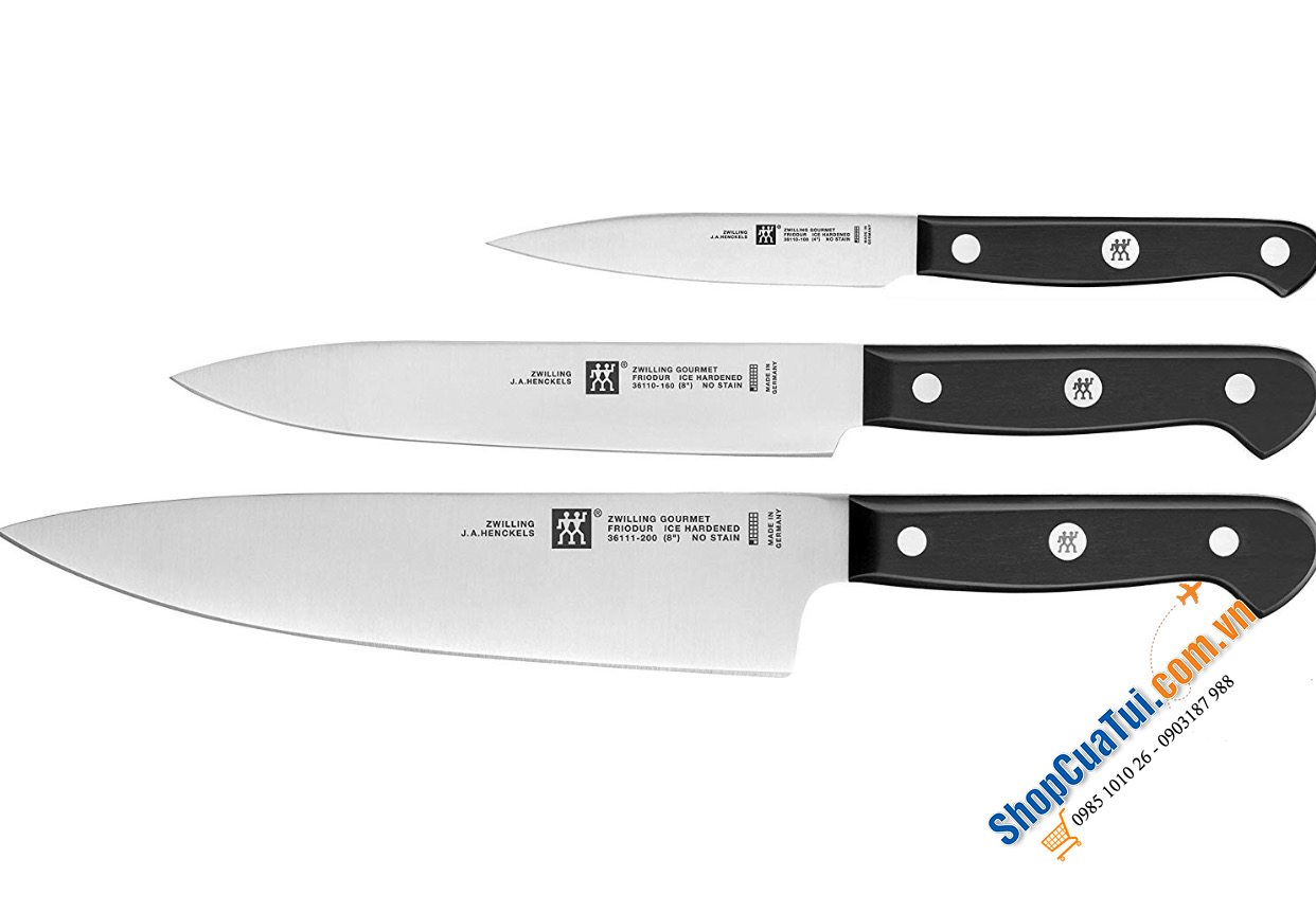 Set 3 dao Zwilling Gourmet 3 món