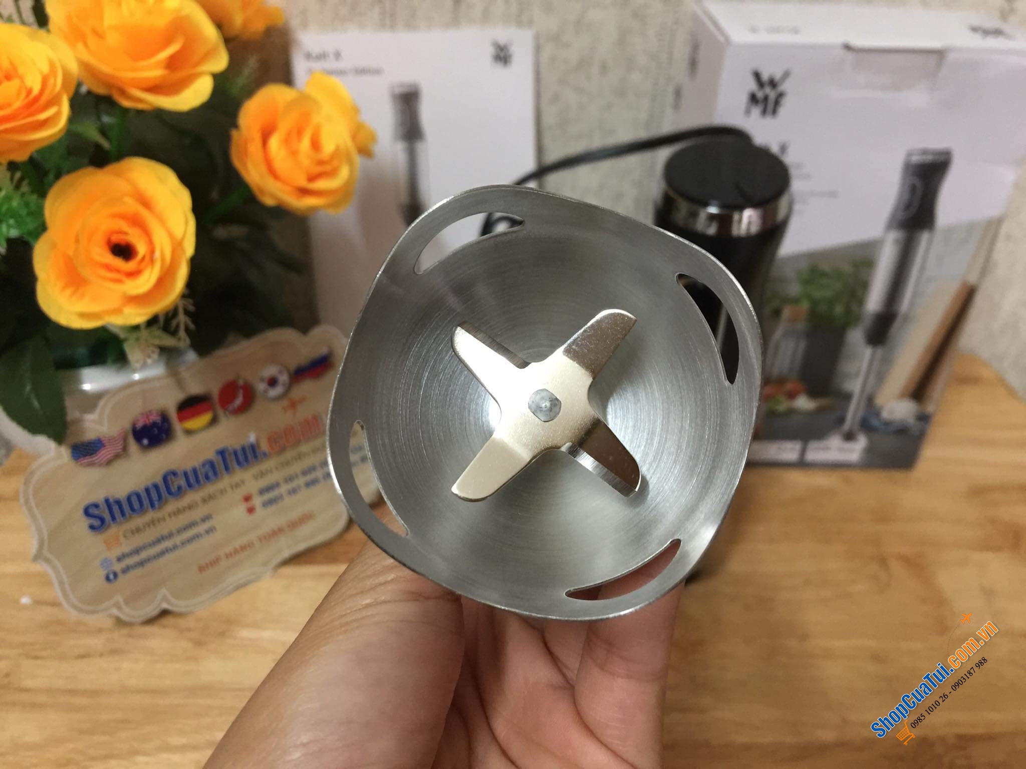 Máy xay cầm tay WMF Cromagan Perfect Cut hoàn hảo từ thiết kế đến chất lượng.