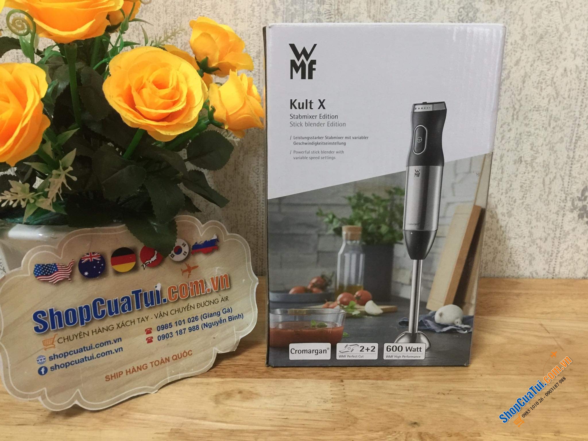 Máy xay cầm tay WMF Cromagan Perfect Cut hoàn hảo từ thiết kế đến chất lượng.
