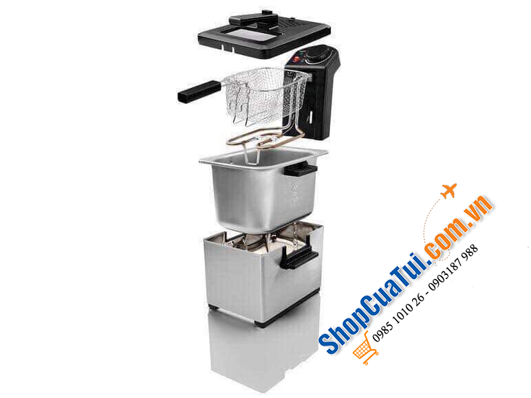 NỒI CHIÊN NGẬP DẦU SILVERCREST - dung tích 3,6 lít