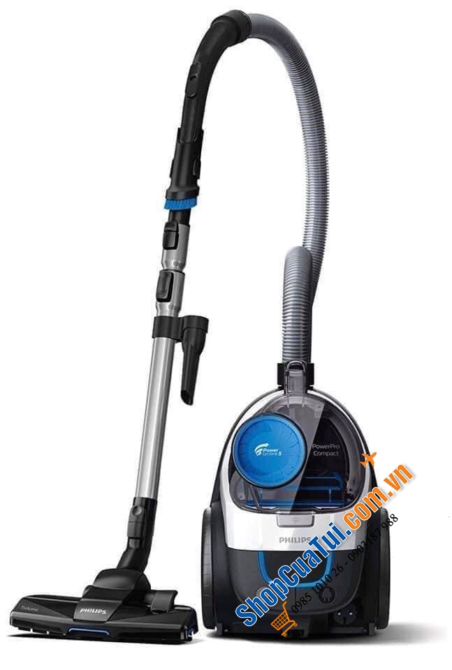 Máy hút bụi không túi lọc Philips FC9332/09 Compact PowerPro, màu đen