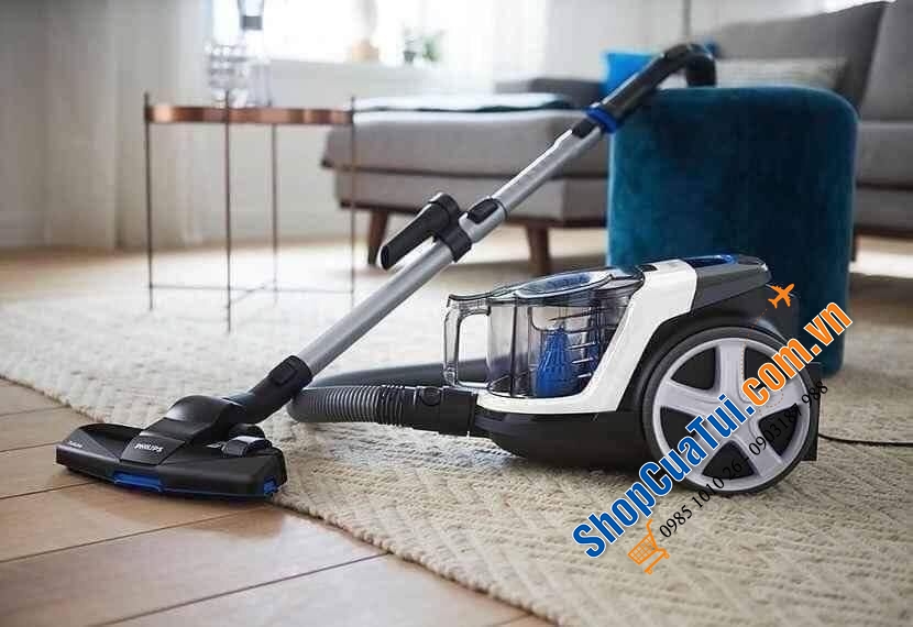 Máy hút bụi không túi lọc Philips FC9332/09 Compact PowerPro, màu đen