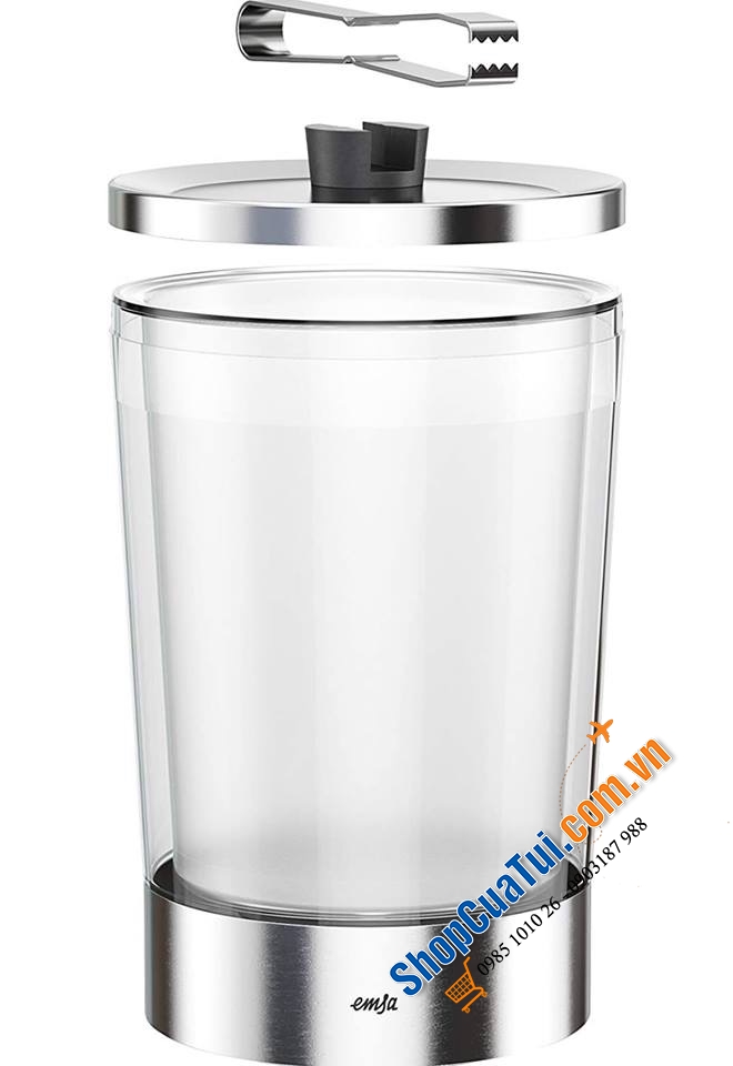 Xô đá, Xô đựng đá Emsa Flow 2 lớp siêu đẹp, để lên bàn ăn rất bắt mắt thực khách