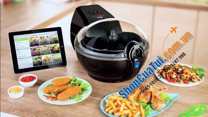  Nồi chiên không dầu thế hệ mới Tefal AH9808 ActiFry Smart XL - made in France  - Công nghệ 4.0 có kết nối Bluetooth.