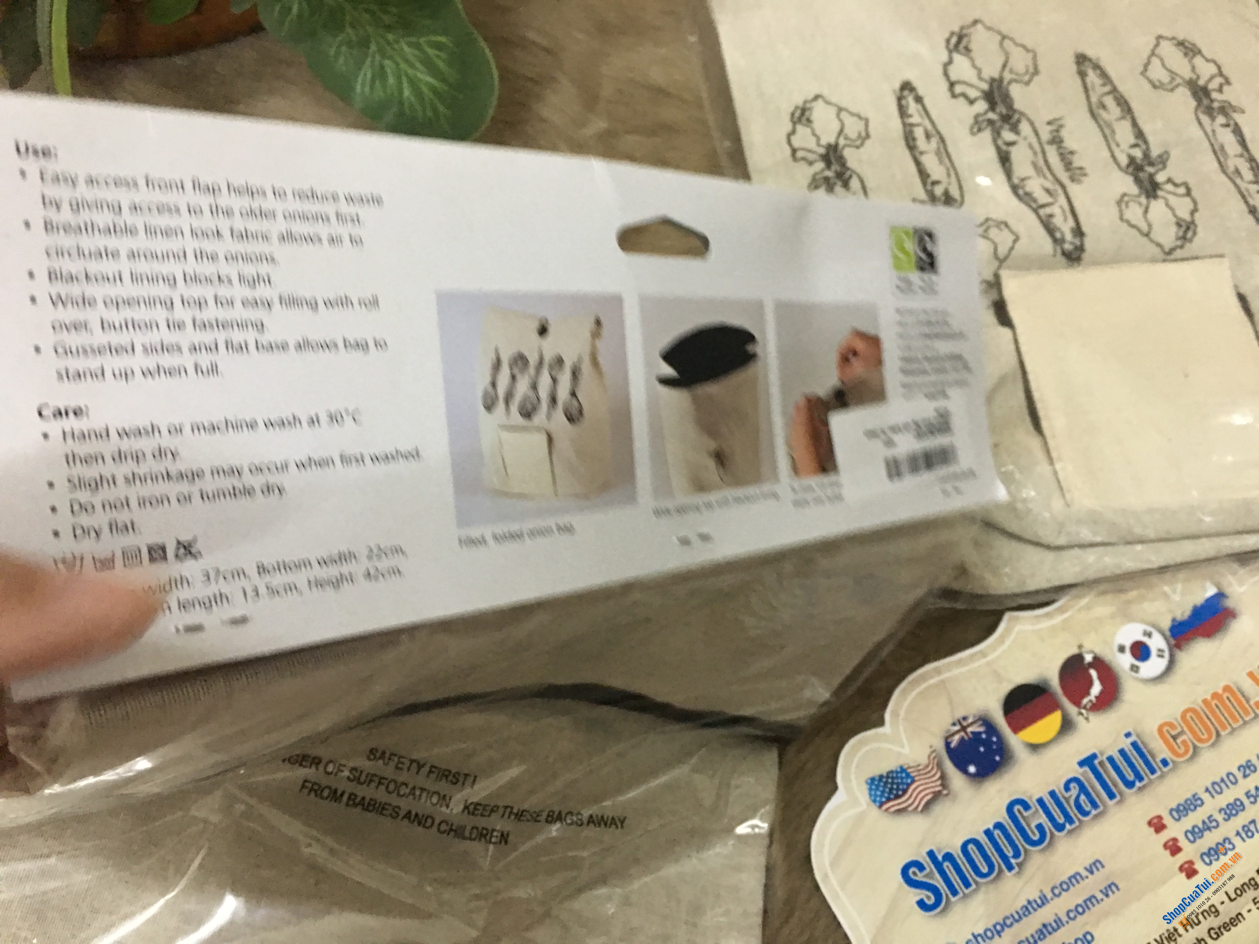 TÚI ĐỰNG HÀNH TỎI KHOAI TÂY LAKELAND