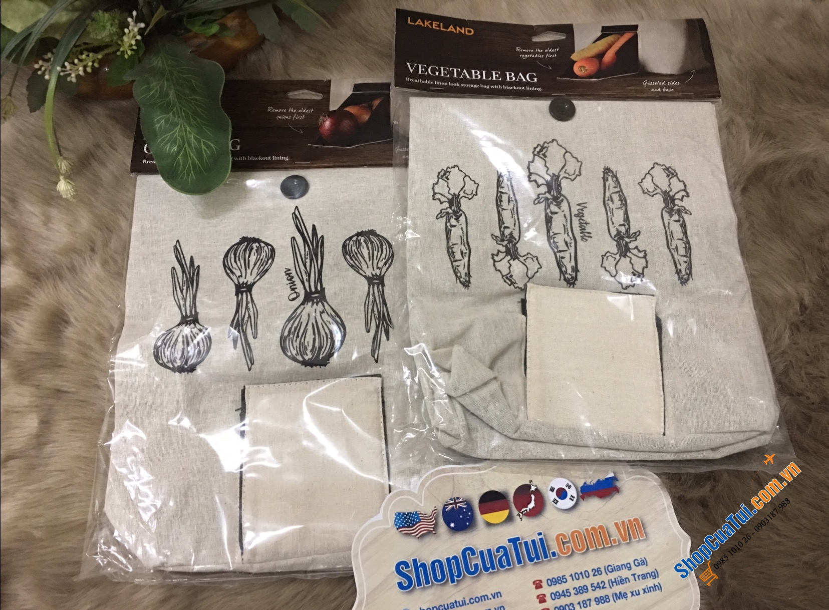 TÚI ĐỰNG HÀNH TỎI KHOAI TÂY LAKELAND