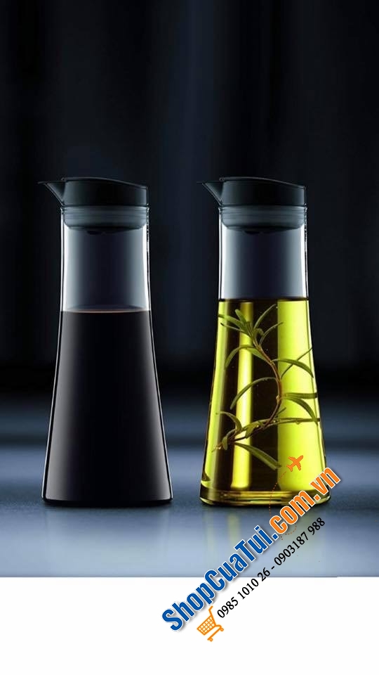  Bình đựng dầu/ dấm/ nước mắm làm từ thuỷ tinh chịu nhiệt Bodum 0,5 lít