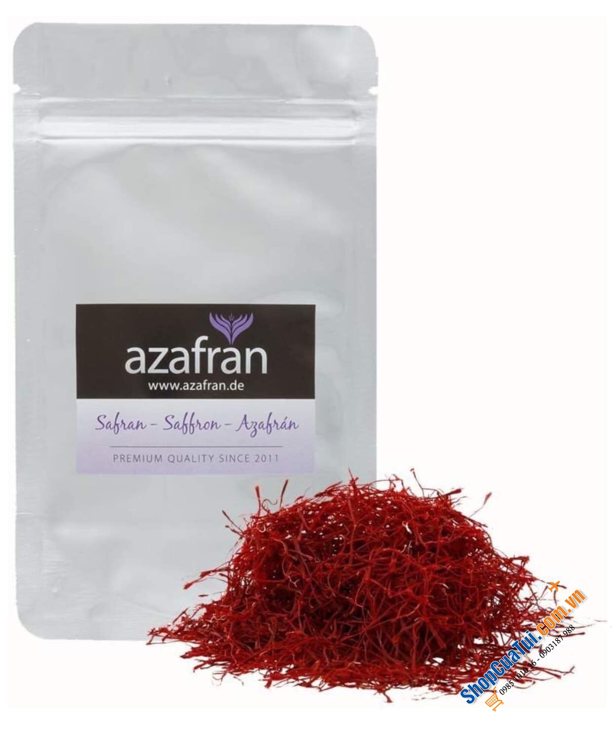 NHUỴ HOA NGHỆ TÂY SAFFRON - HÀNG CHUẨN XÁCH TAY ĐỨC ĐỦ BILL BAO HỊN 5Gr