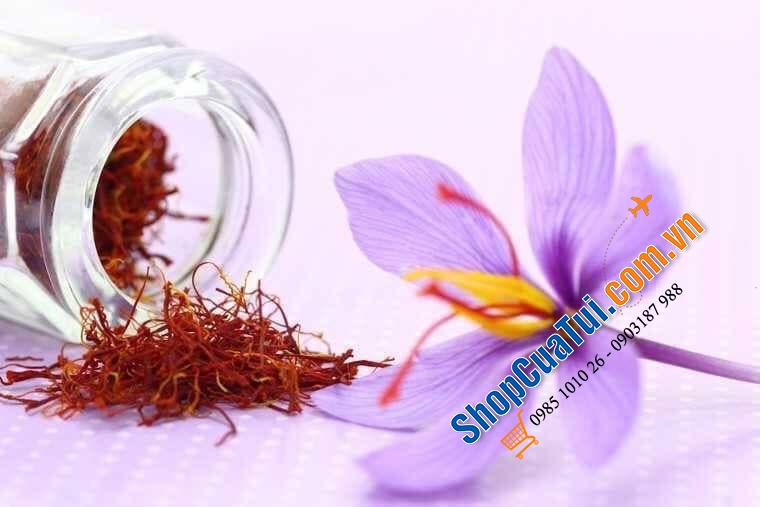 NHUỴ HOA NGHỆ TÂY SAFFRON - HÀNG CHUẨN XÁCH TAY ĐỨC ĐỦ BILL BAO HỊN 5Gr