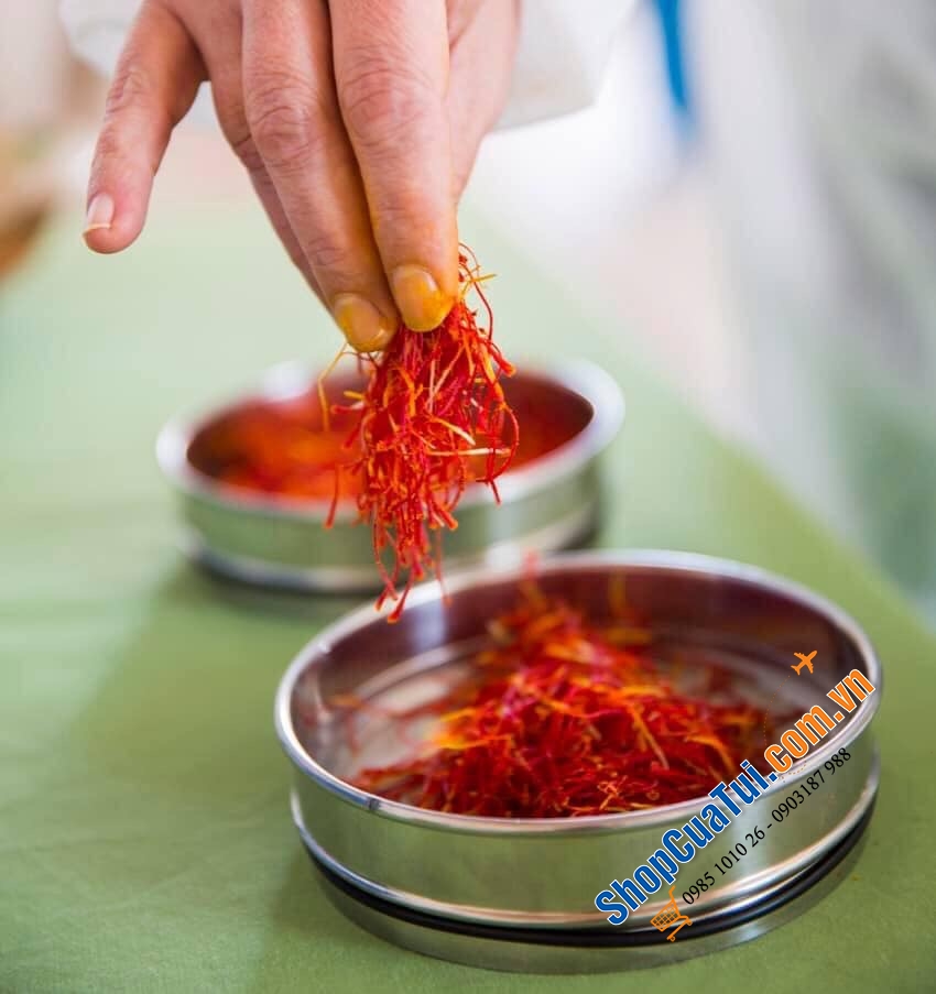 NHUỴ HOA NGHỆ TÂY SAFFRON - HÀNG CHUẨN XÁCH TAY ĐỨC ĐỦ BILL BAO HỊN 5Gr