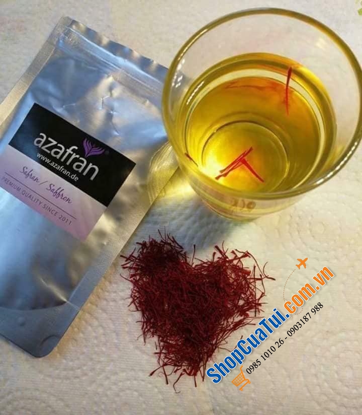 NHUỴ HOA NGHỆ TÂY SAFFRON - HÀNG CHUẨN XÁCH TAY ĐỨC ĐỦ BILL BAO HỊN 5Gr