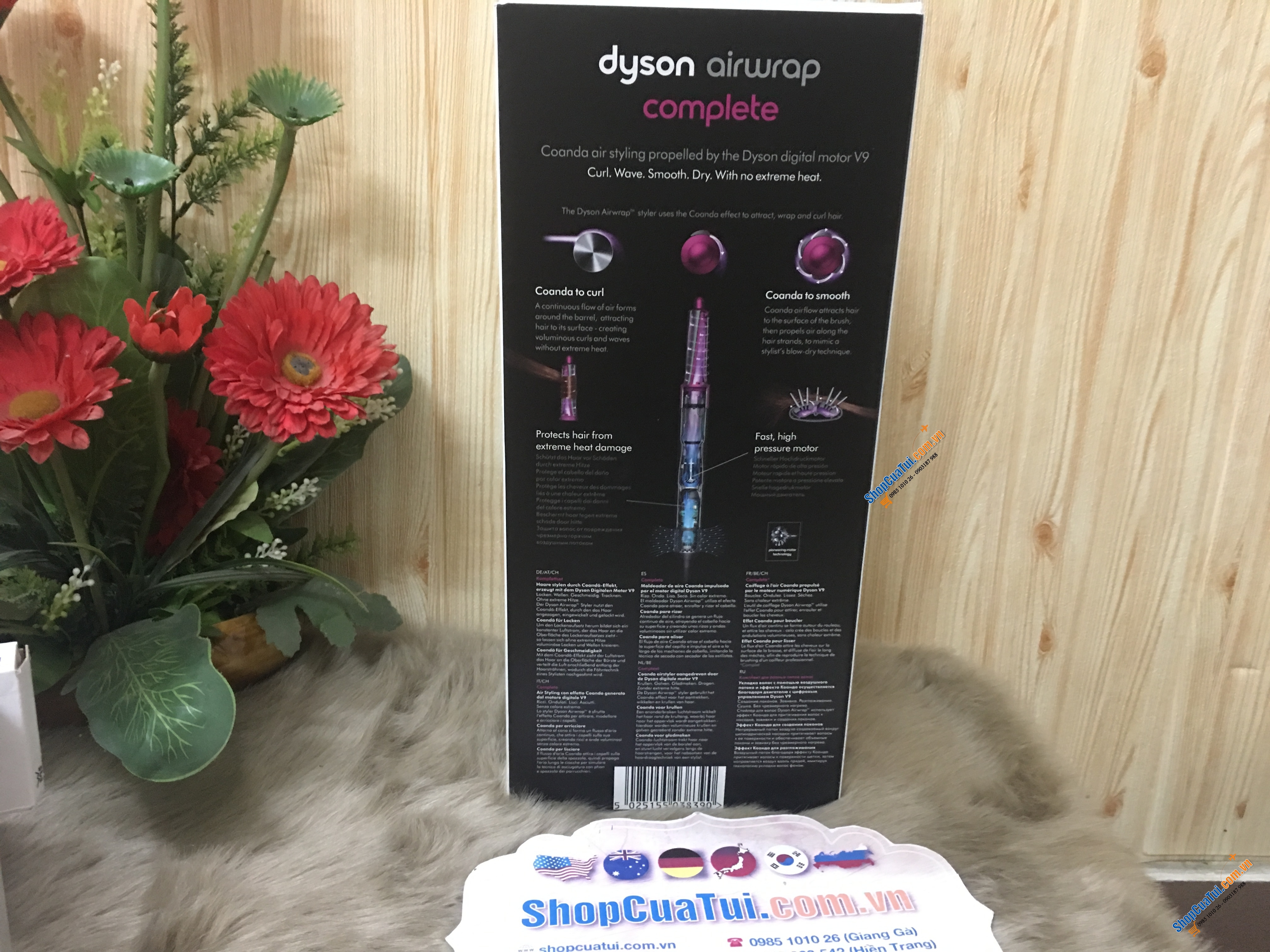 bộ sấy uốn tóc siêu nổi tiếng:   DYSON AIRWRAP COMPLETE - bản Châu Âu