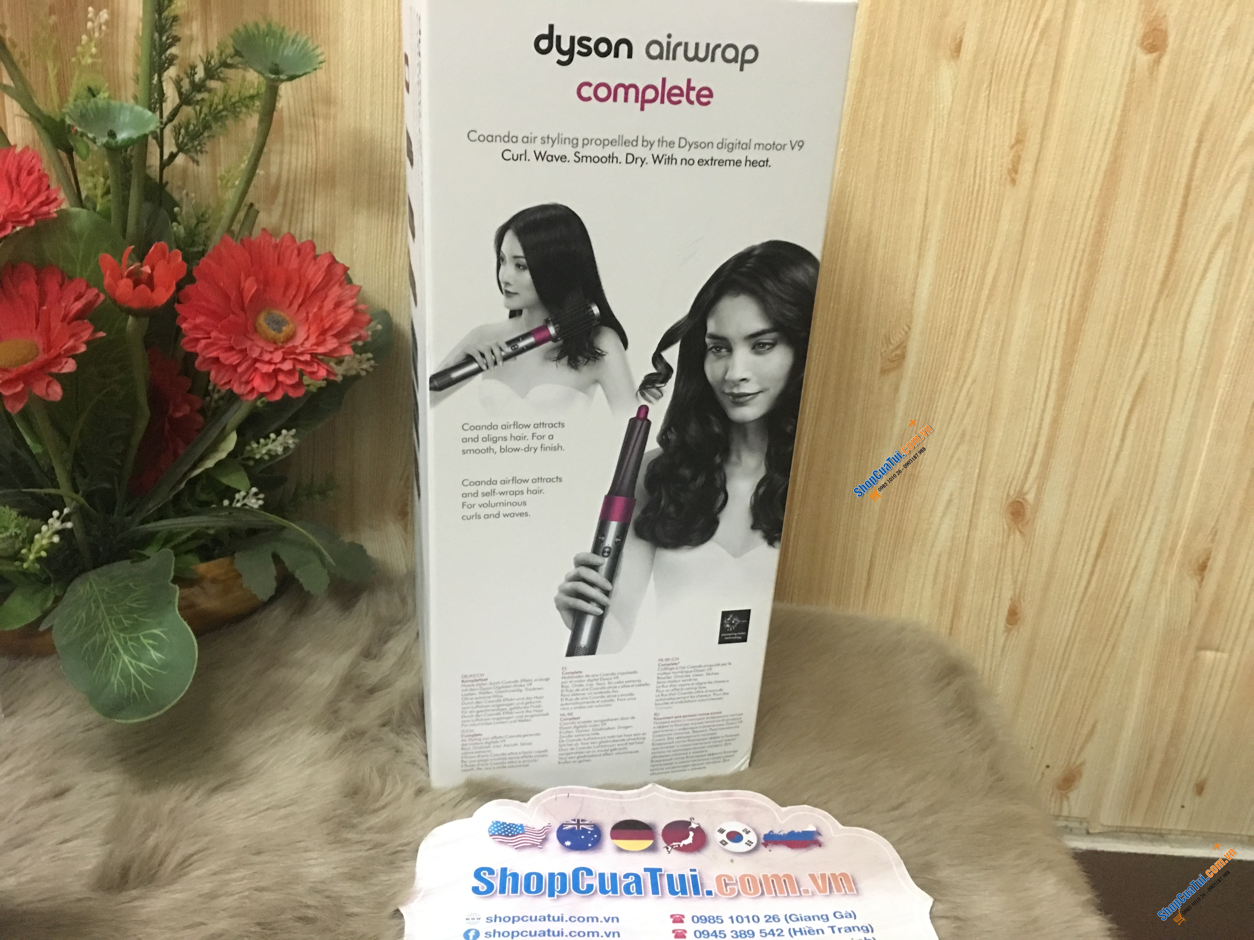 bộ sấy uốn tóc siêu nổi tiếng:   DYSON AIRWRAP COMPLETE - bản Châu Âu