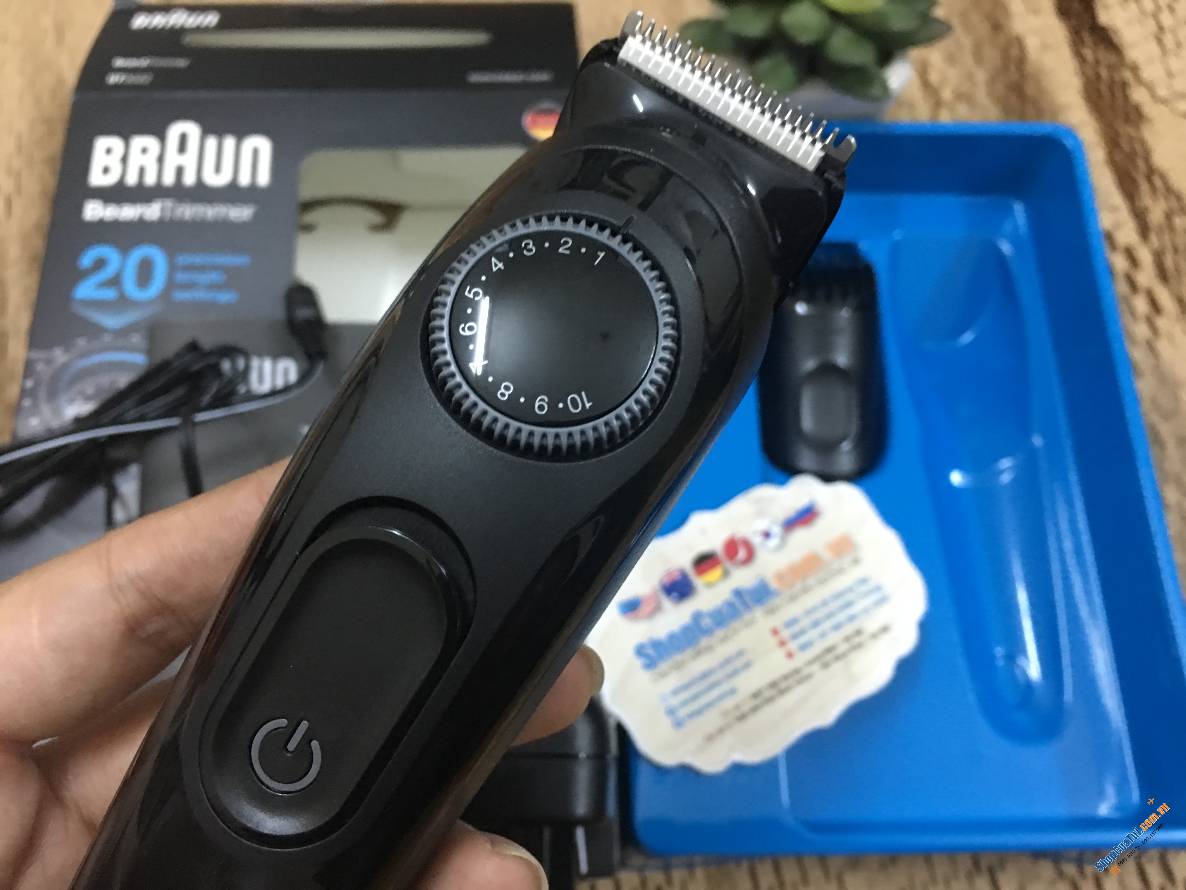 Máy cắt tóc - cạo râu Braun BT3022