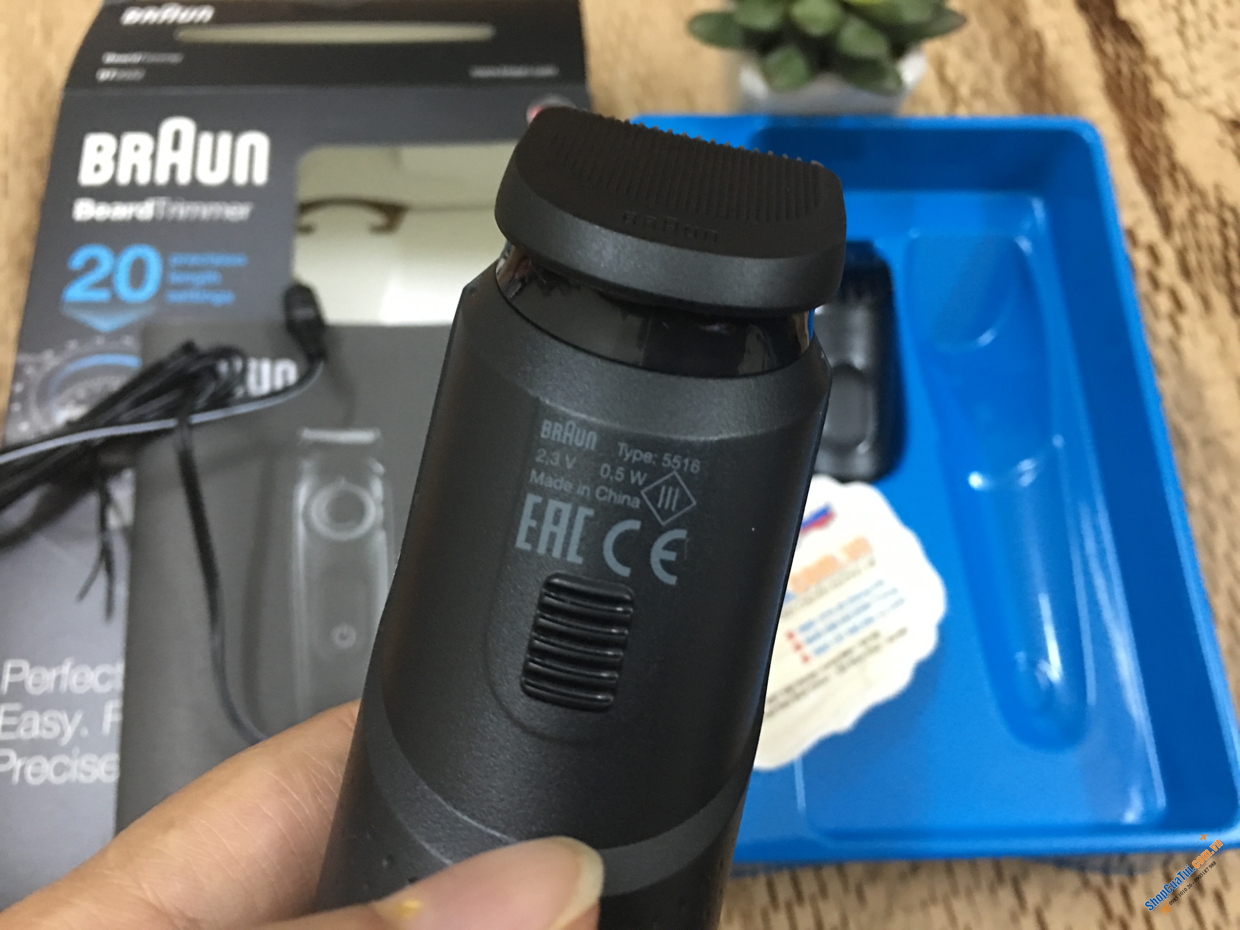 Máy cắt tóc - cạo râu Braun BT3022