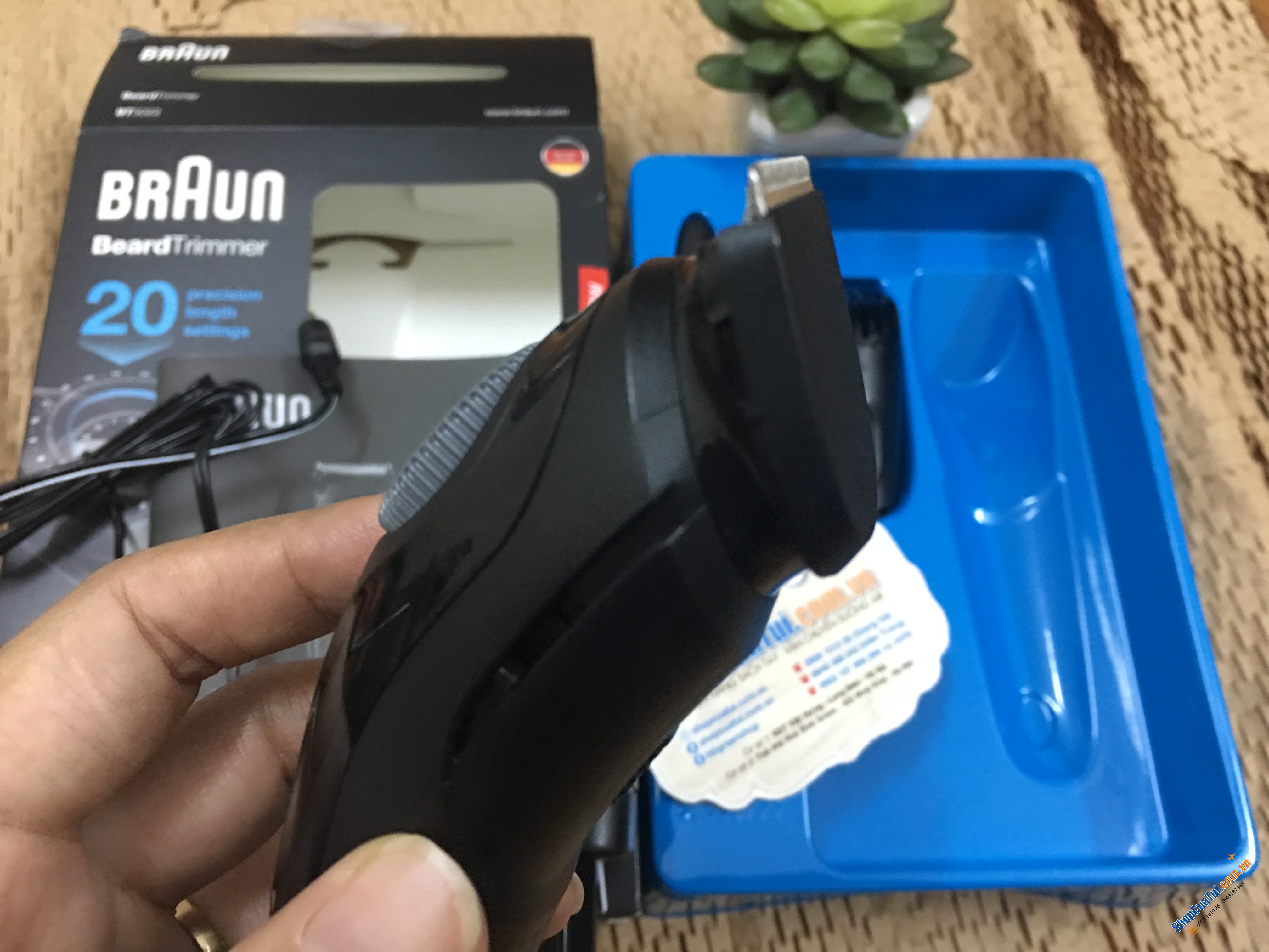 Máy cắt tóc - cạo râu Braun BT3022