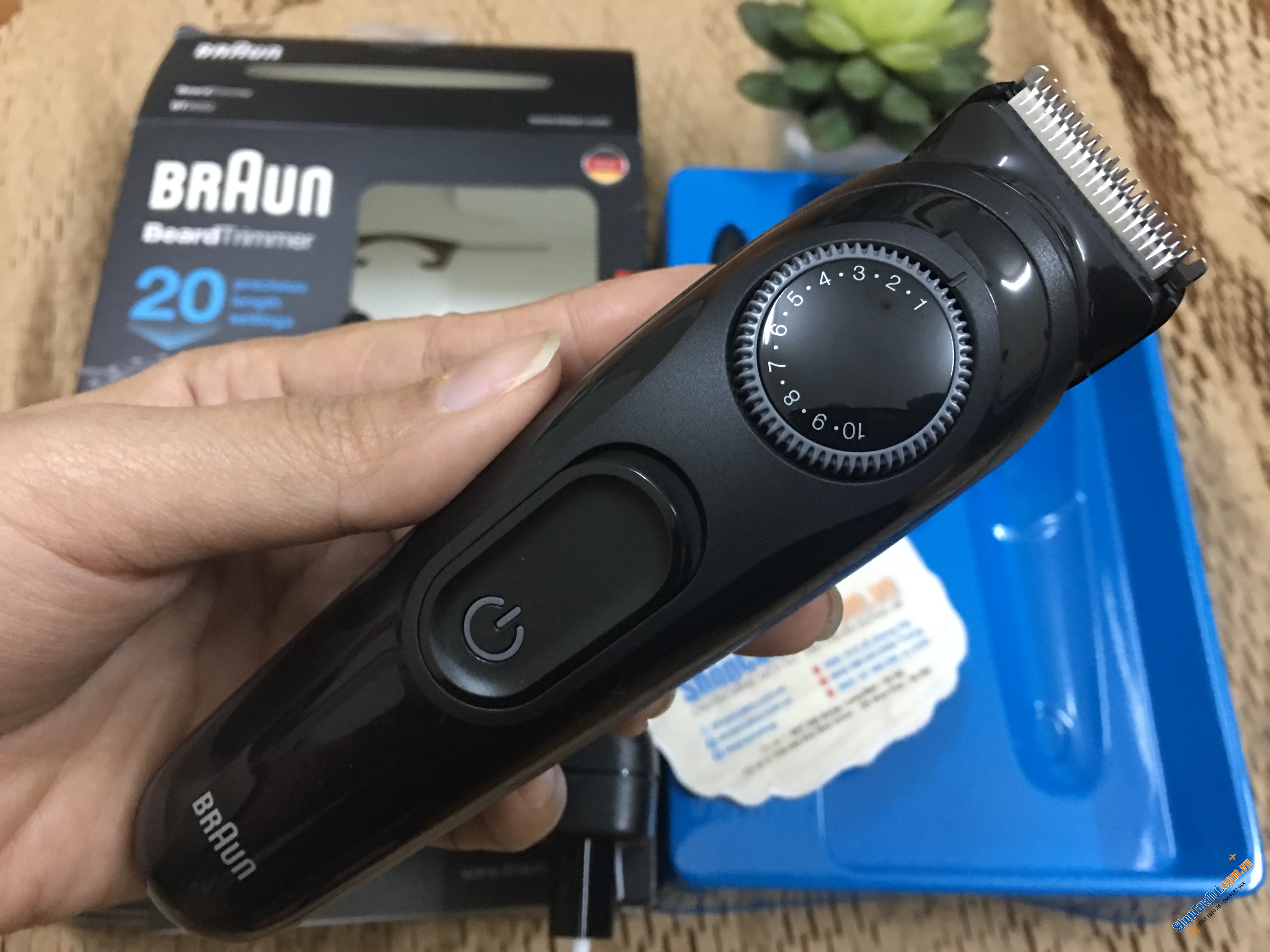 Máy cắt tóc - cạo râu Braun BT3022