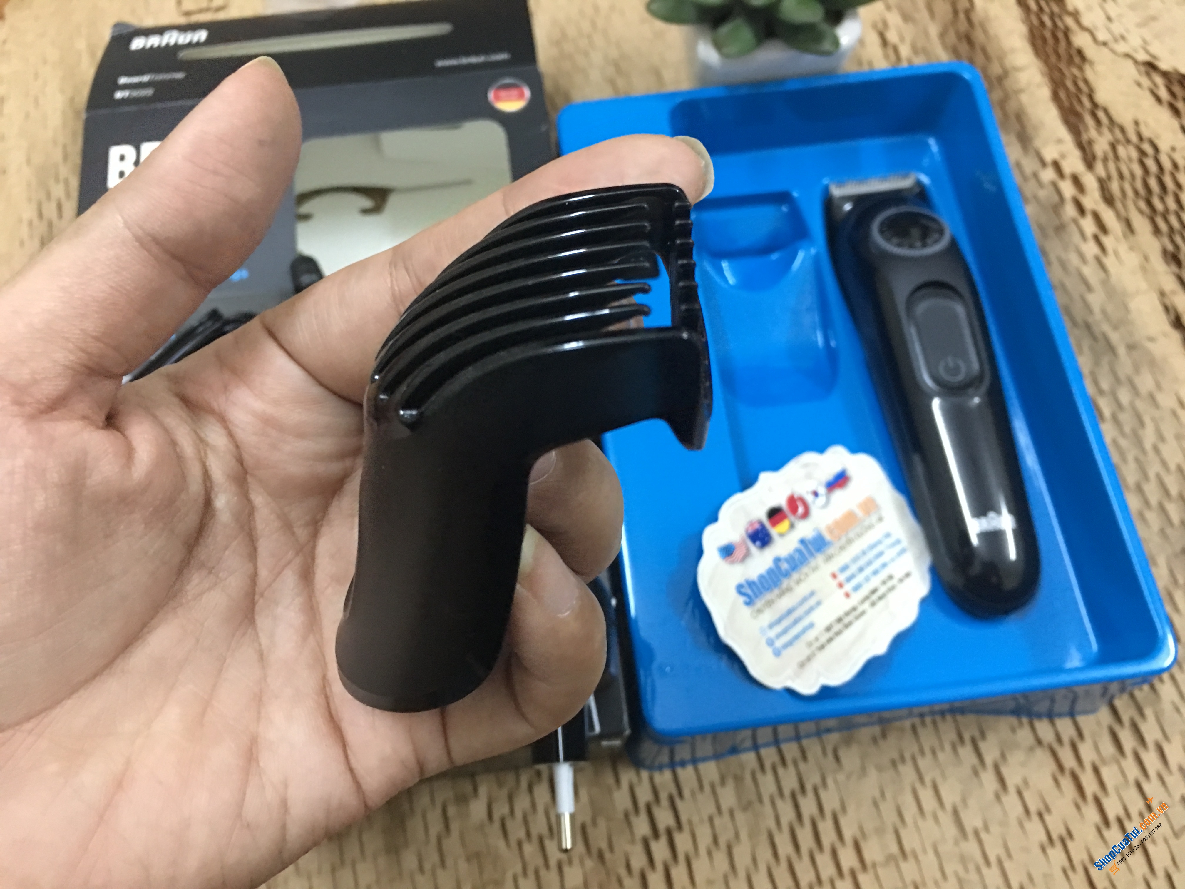 Máy cắt tóc - cạo râu Braun BT3022