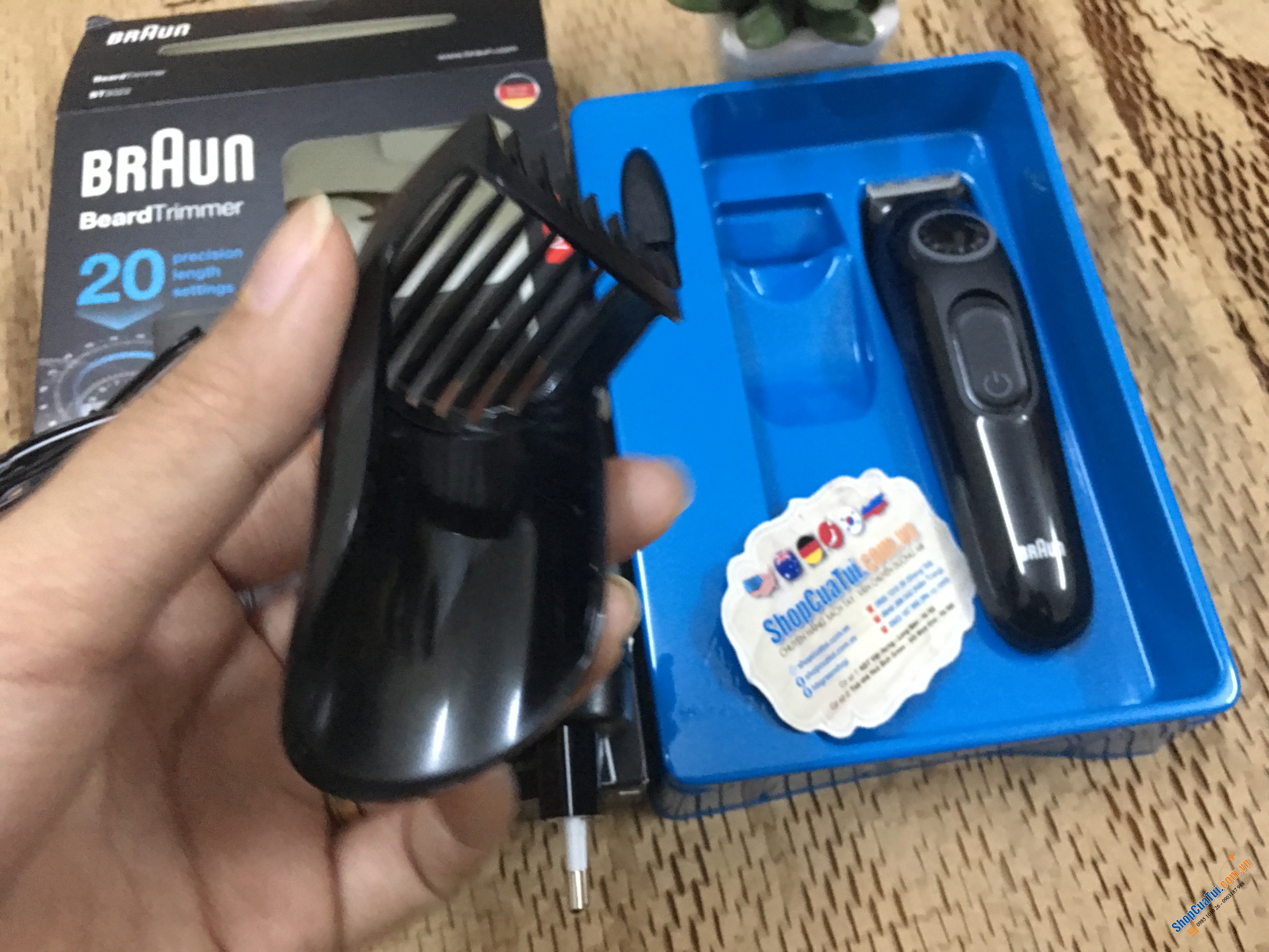 Máy cắt tóc - cạo râu Braun BT3022