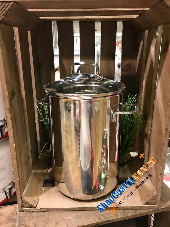 NỒI KÈM VỈ LUỘC WMF 4,5 lít thích hợp nấu mỳ, luộc măng tây, luộc gà, vịt,...