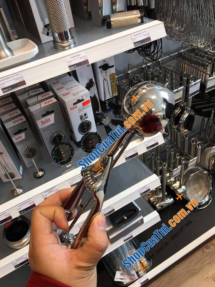 Dụng cụ xúc kem, nạo ruột dưa hấu, làm viên tròn khoai tây bột... WMF, Đức