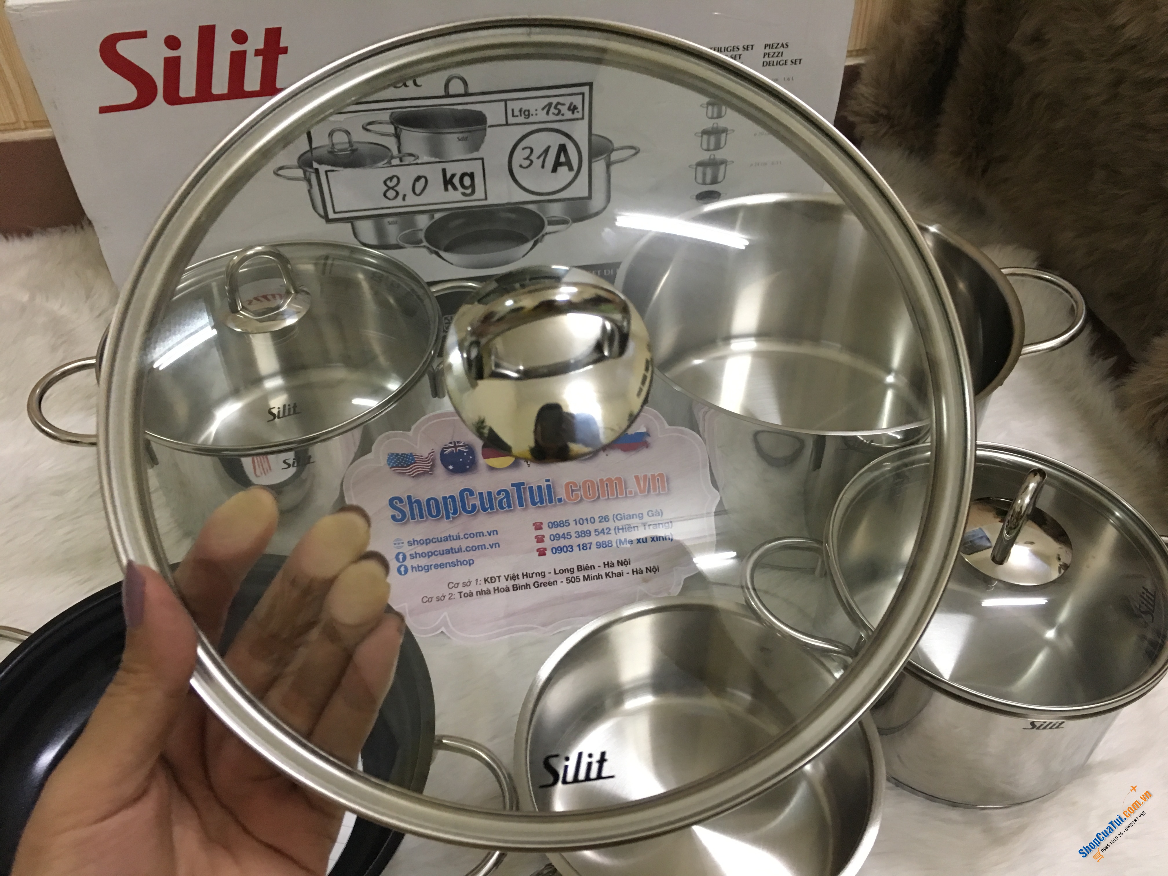 Bộ nồi Silit Carat 5 món