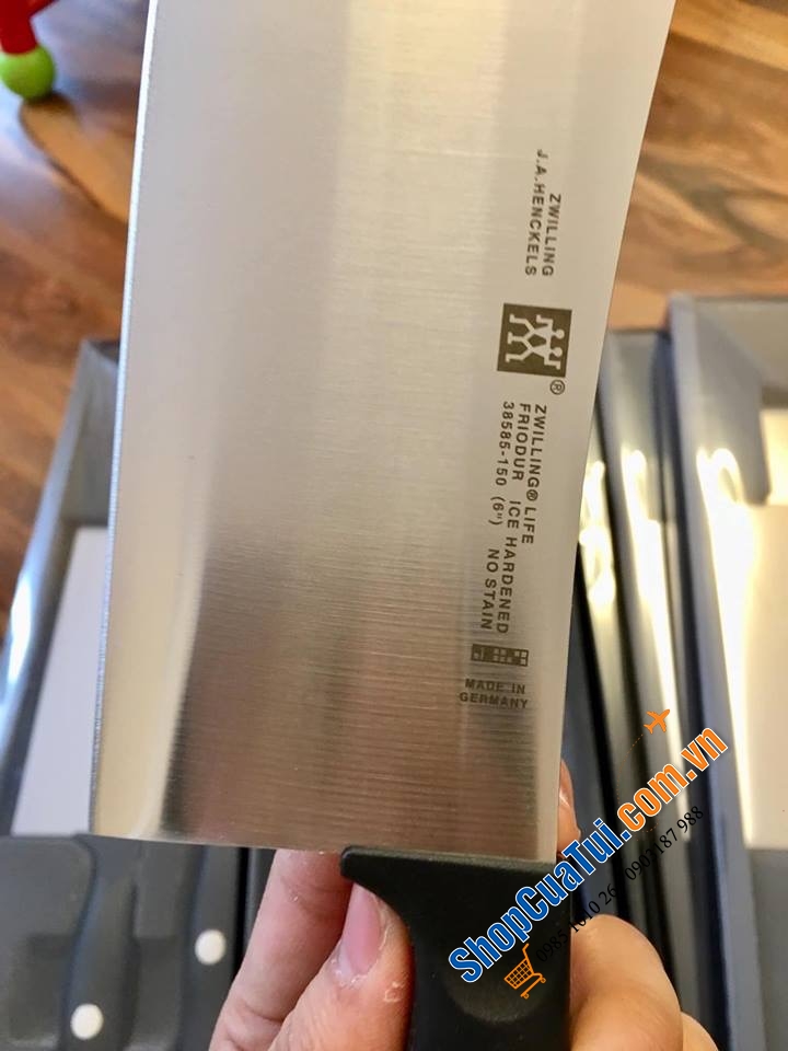 SET ĐÔI DAO CHẶT - DAO THÁI ZWILLING MADE IN GERMANY