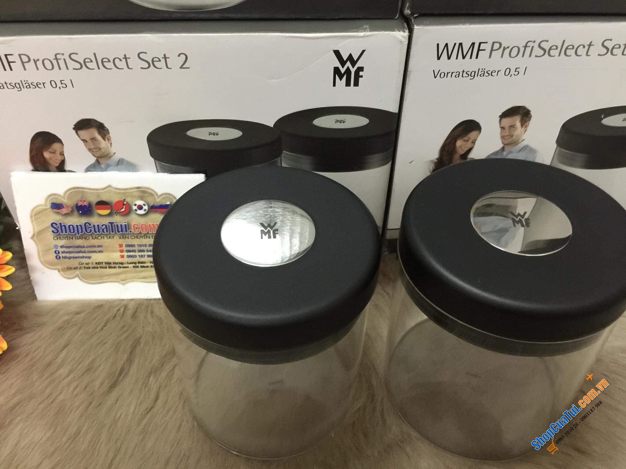 BÌNH THUỶ TINH WMF DEPOT  SET ĐÔI  0,5 LIT