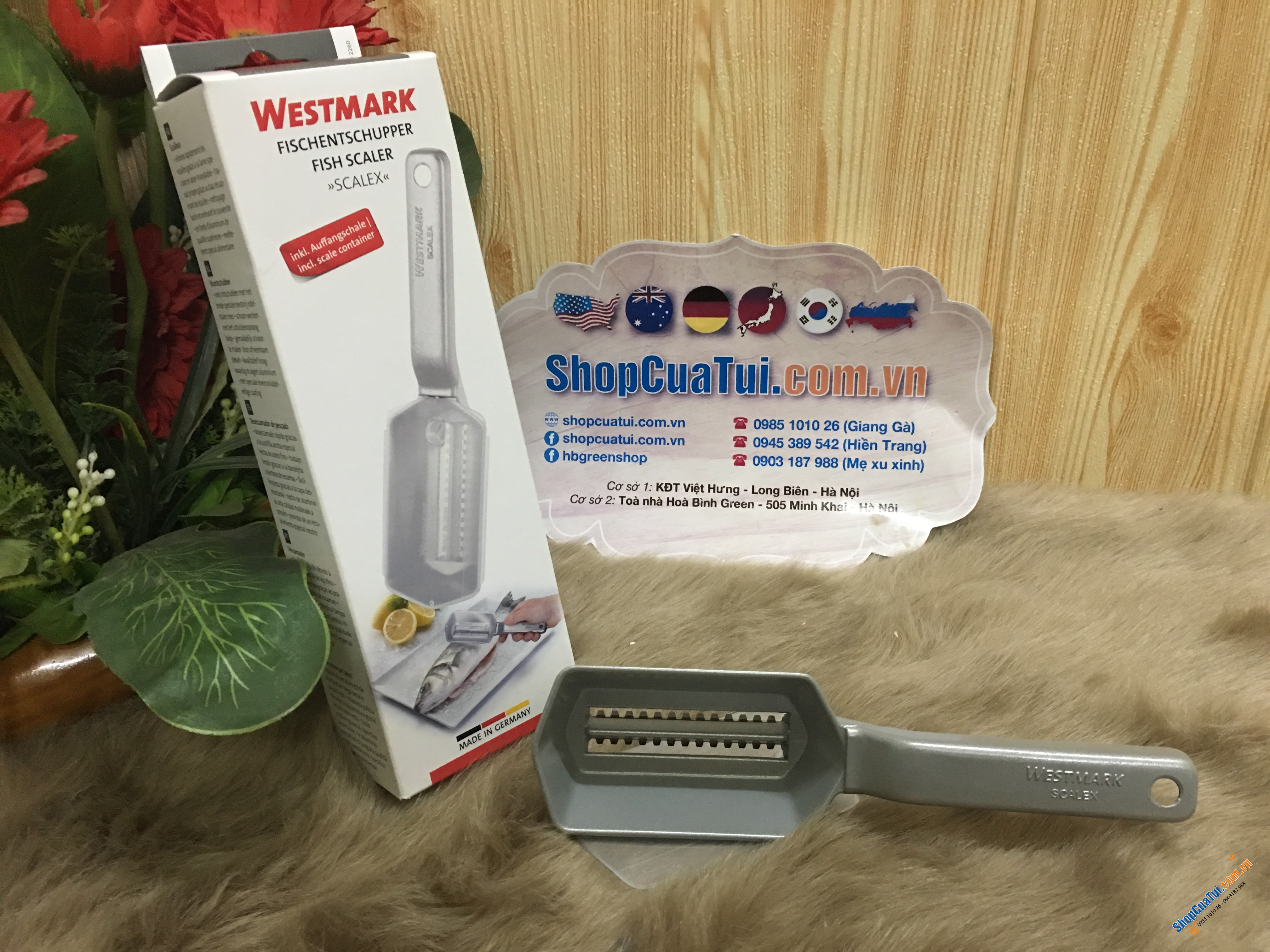 DỤNG CỤ ĐÁNH VẢY CÁ WESTMARK - MADE IN GERMANY