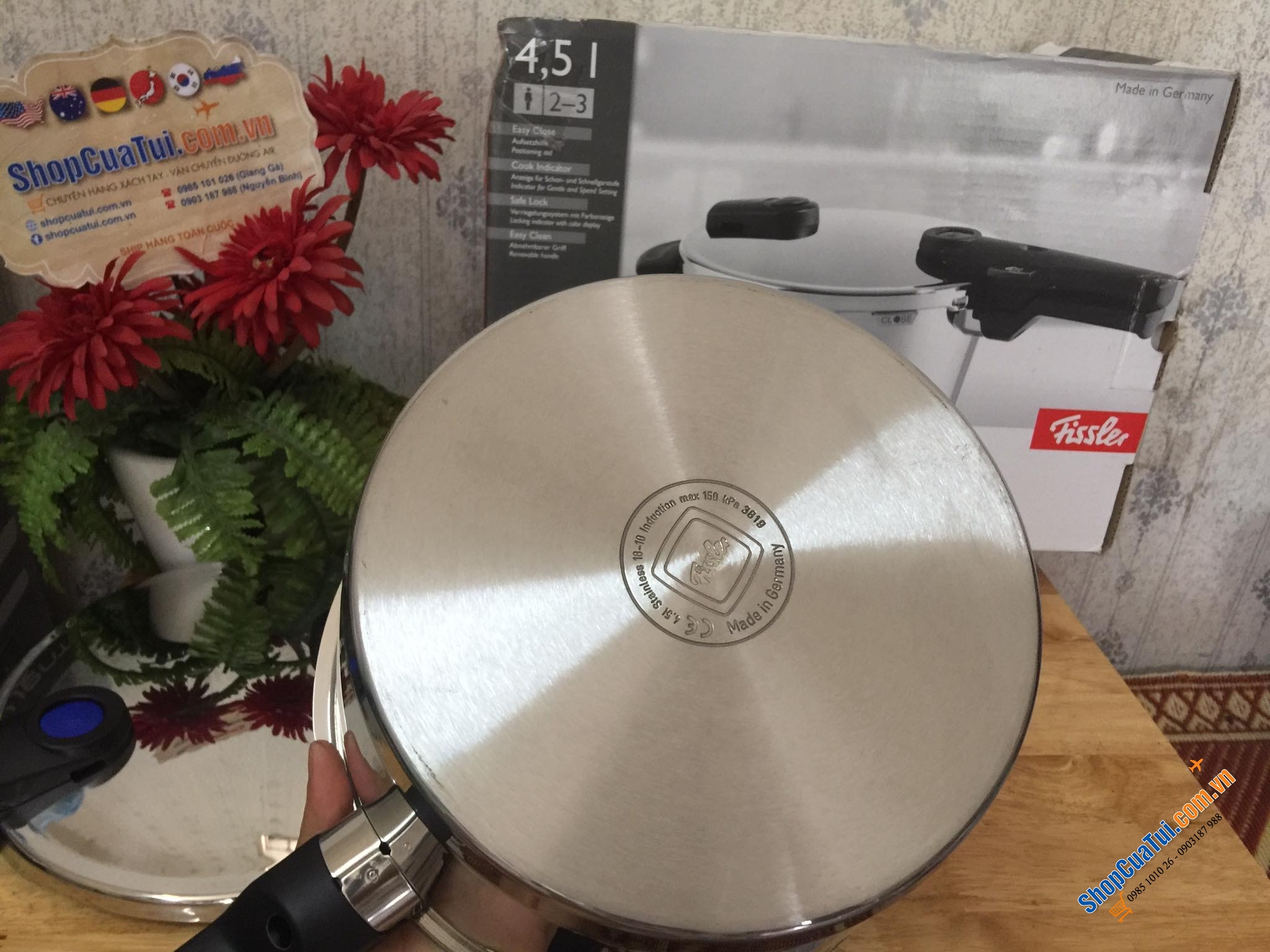 Nồi áp suất Fissler Vitaquick 4,5 lít - Made in Germany