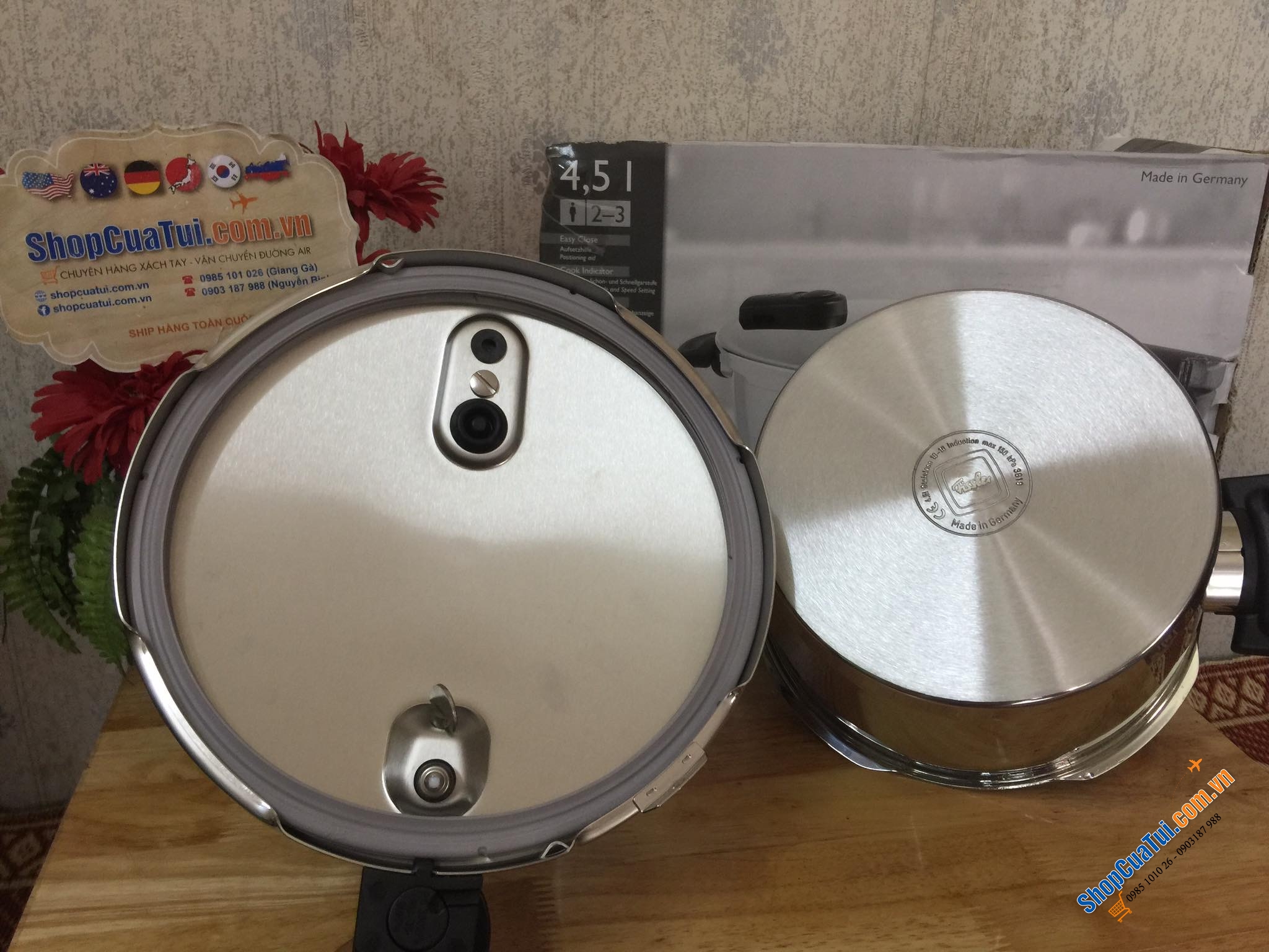 Nồi áp suất Fissler Vitaquick 4,5 lít - Made in Germany