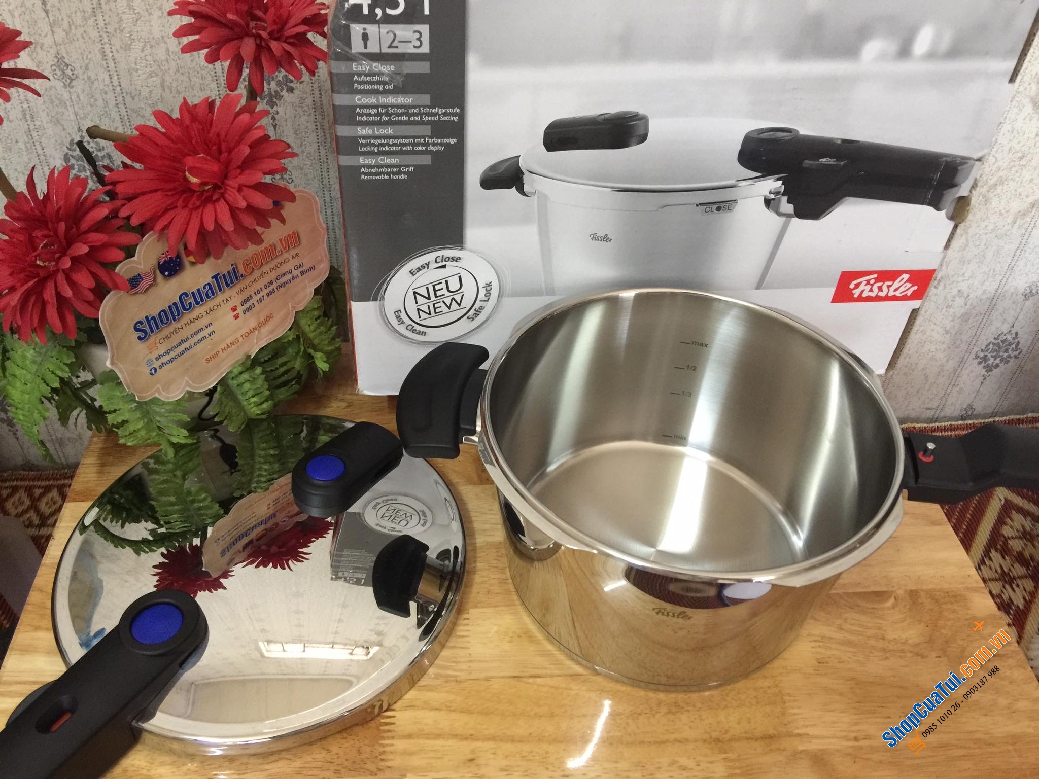 Nồi áp suất Fissler Vitaquick 4,5 lít - Made in Germany