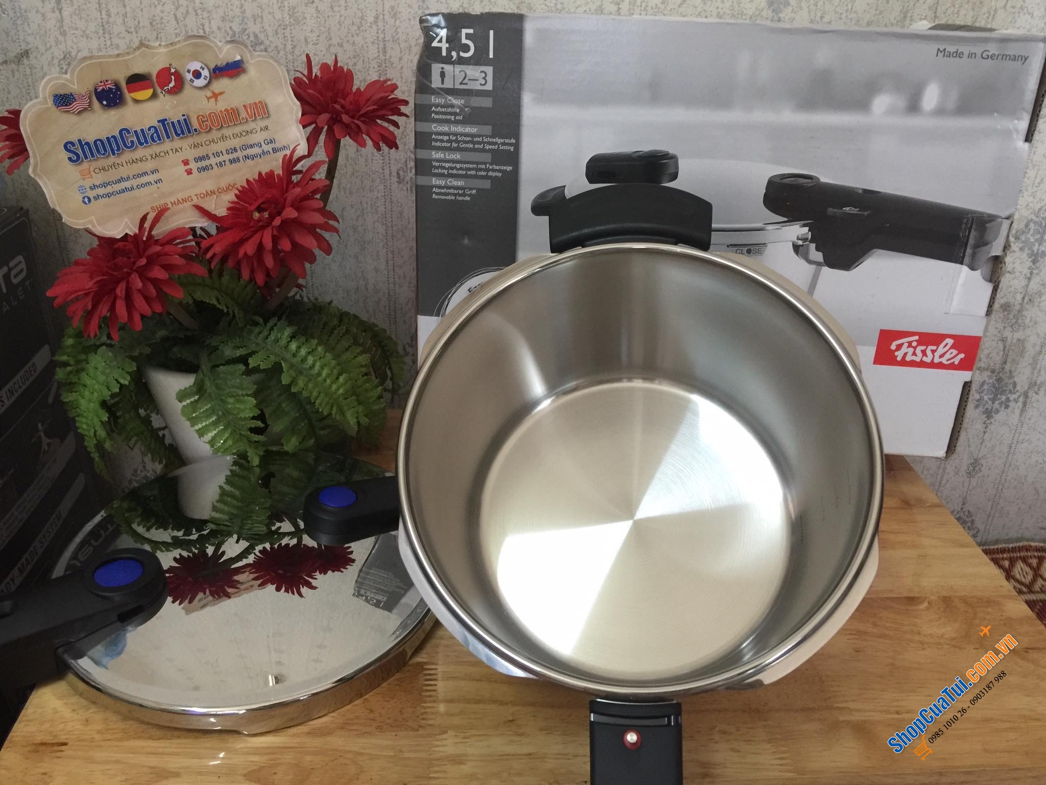 Nồi áp suất Fissler Vitaquick 4,5 lít - Made in Germany