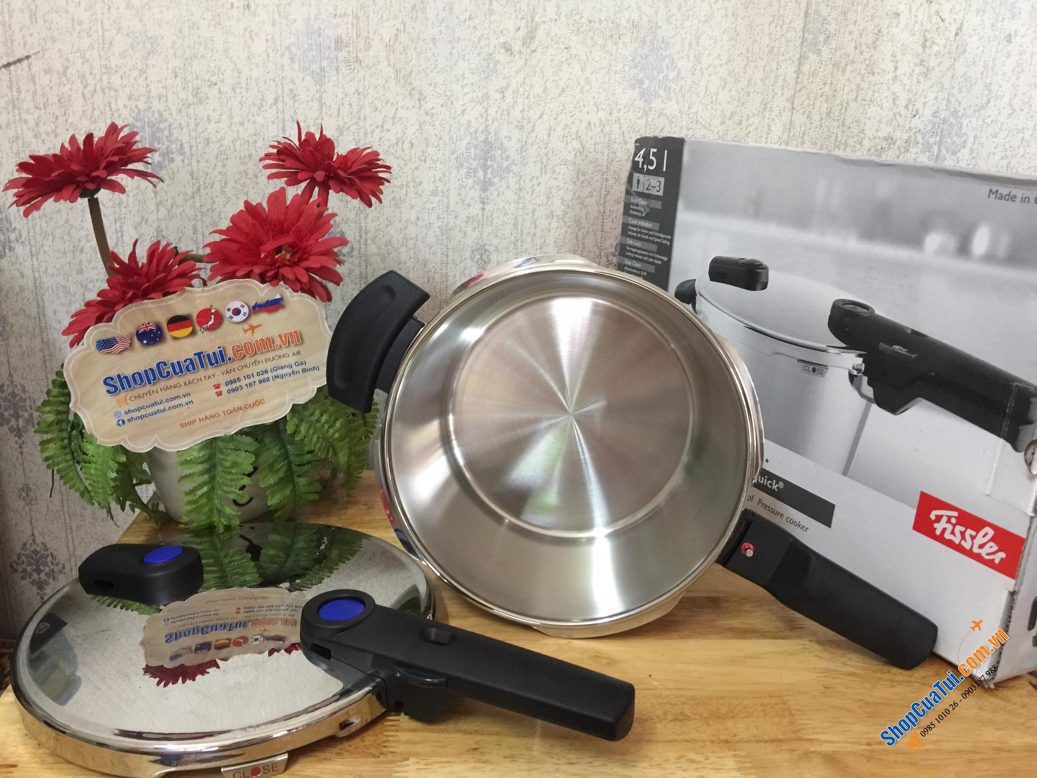 Nồi áp suất Fissler Vitaquick 4,5 lít - Made in Germany