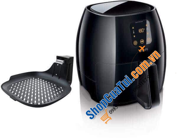 NỒI CHIÊN KHÔNG DẦU PHILIPS XL9248/90 tặng kèm vỉ nướng - Made in Poland