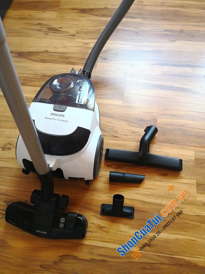 Máy hút bụi PHILIPS PowerPro Compact Philips FC 9327/09 thế hệ mới, không cần túi bụi